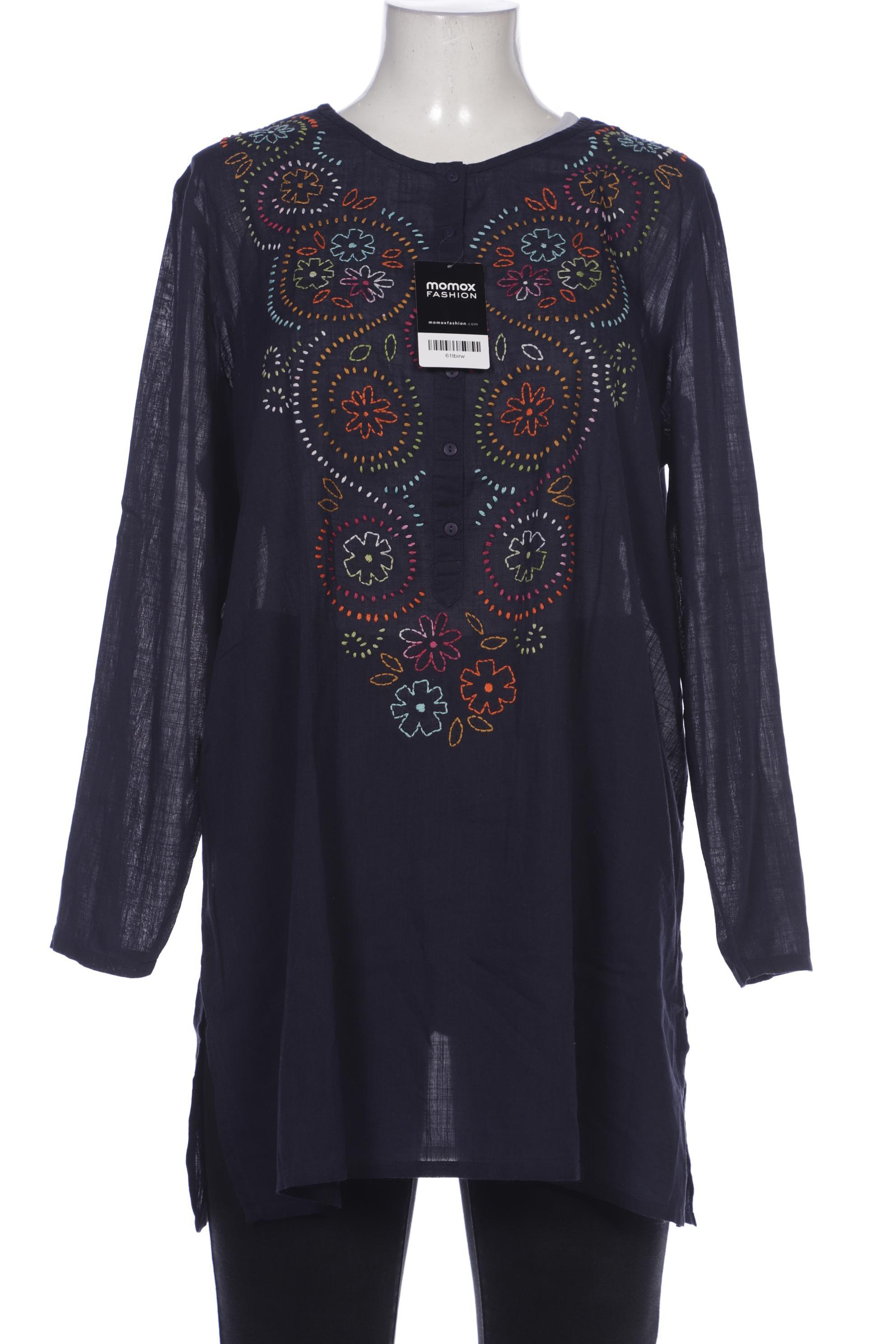 

Gudrun Sjödén Damen Bluse, marineblau, Gr. 42