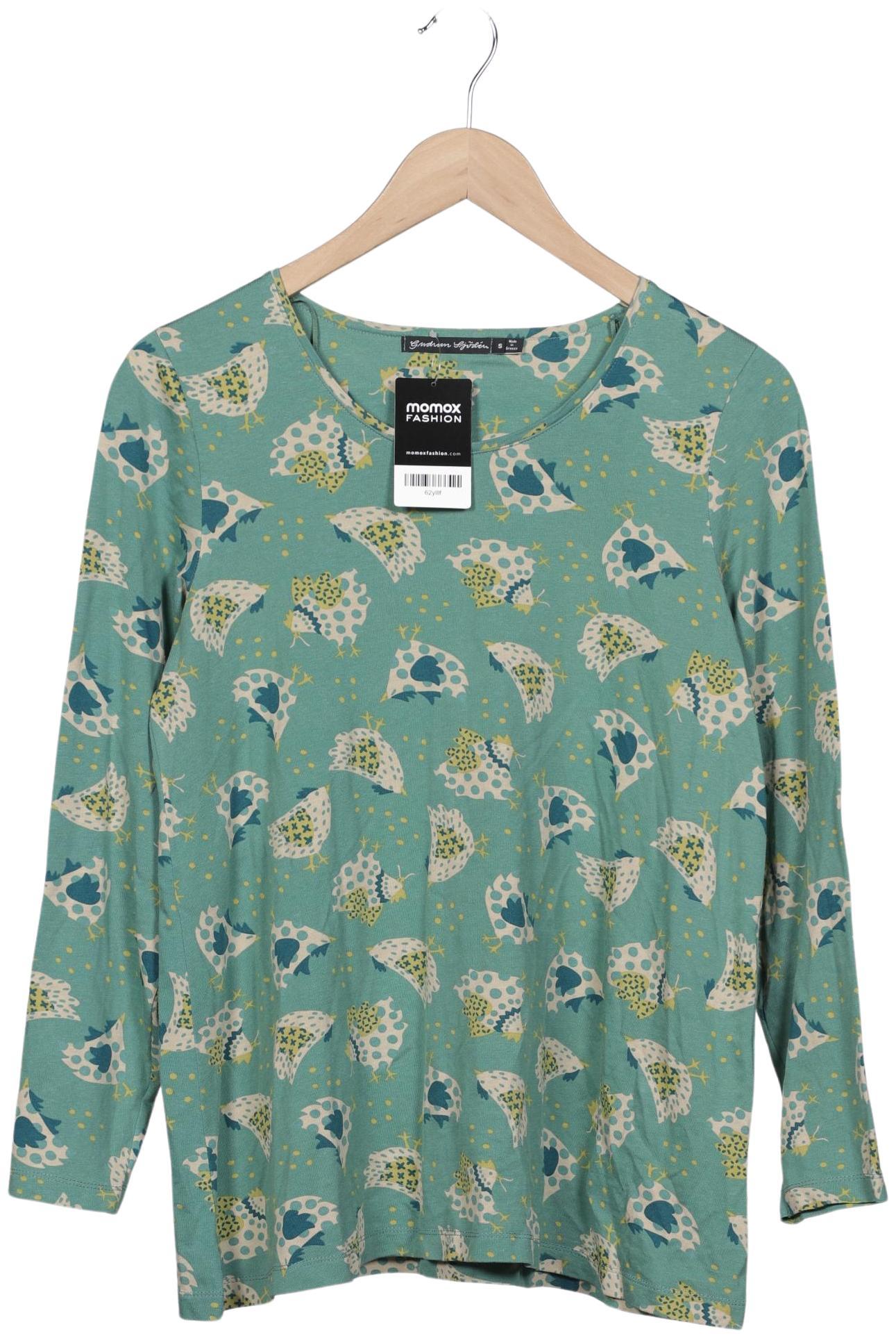 

Gudrun Sjödén Damen Langarmshirt, grün, Gr. 36