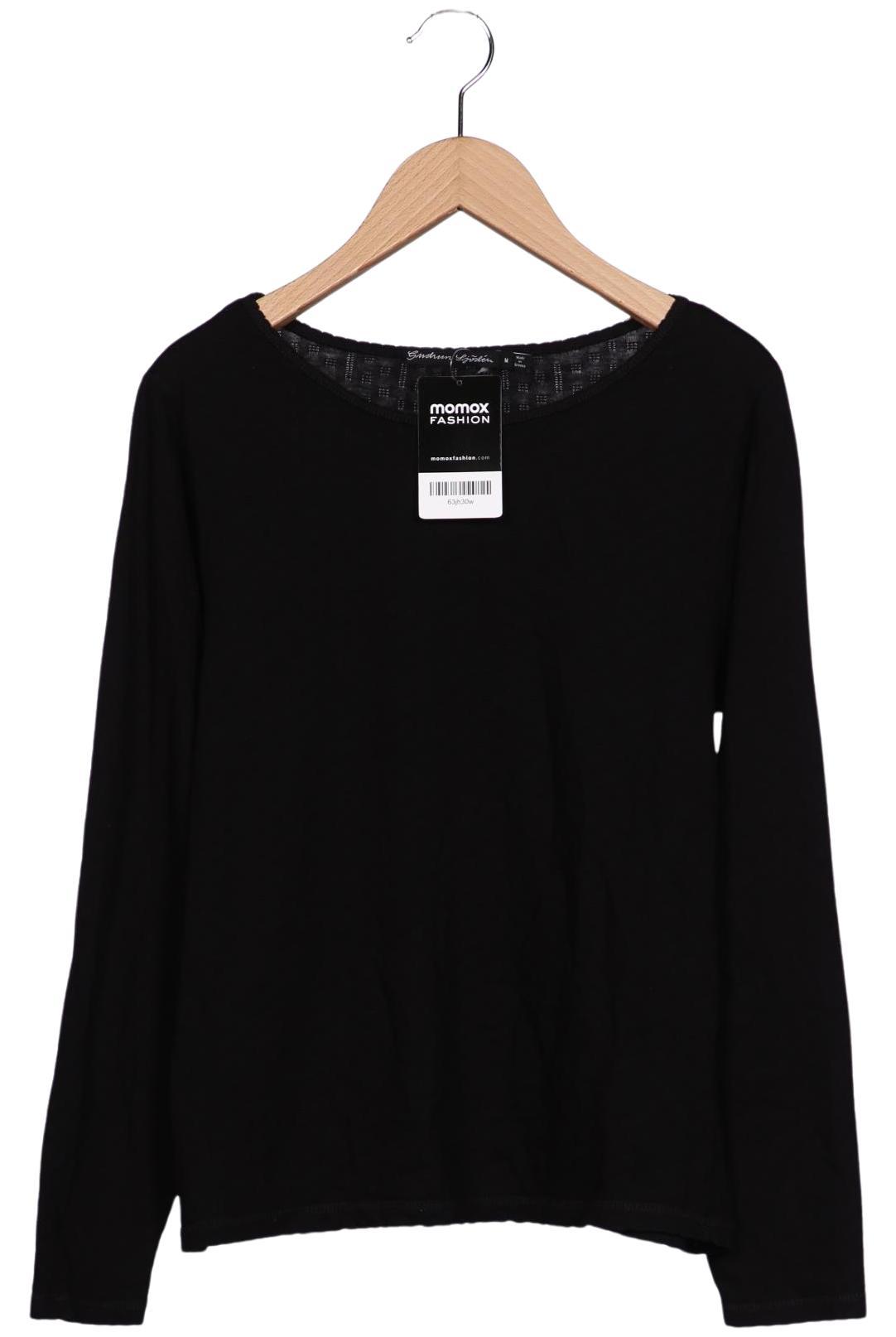 

Gudrun Sjödén Damen Langarmshirt, schwarz, Gr. 38