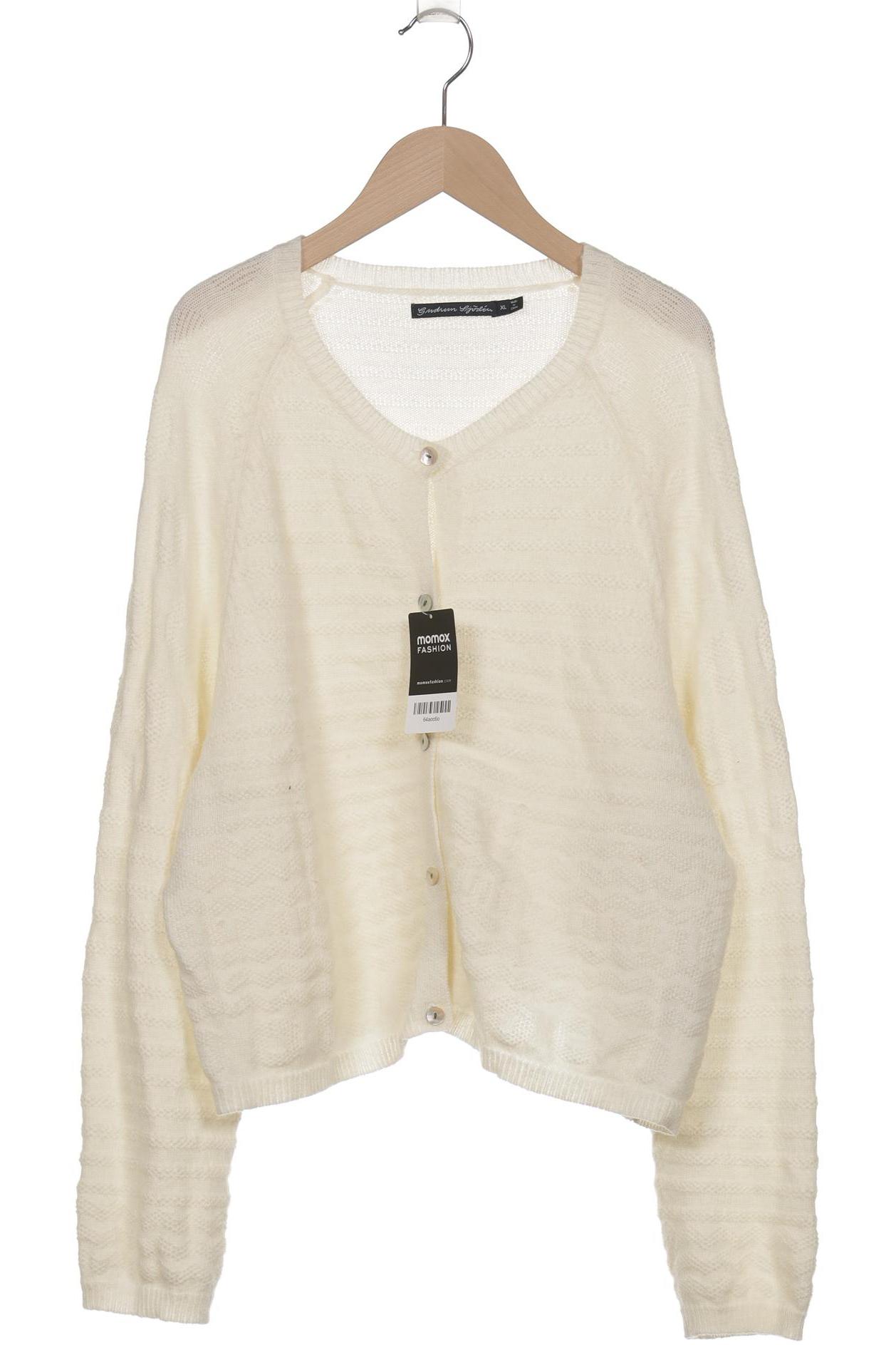 

Gudrun Sjödén Damen Strickjacke, cremeweiß, Gr. 44