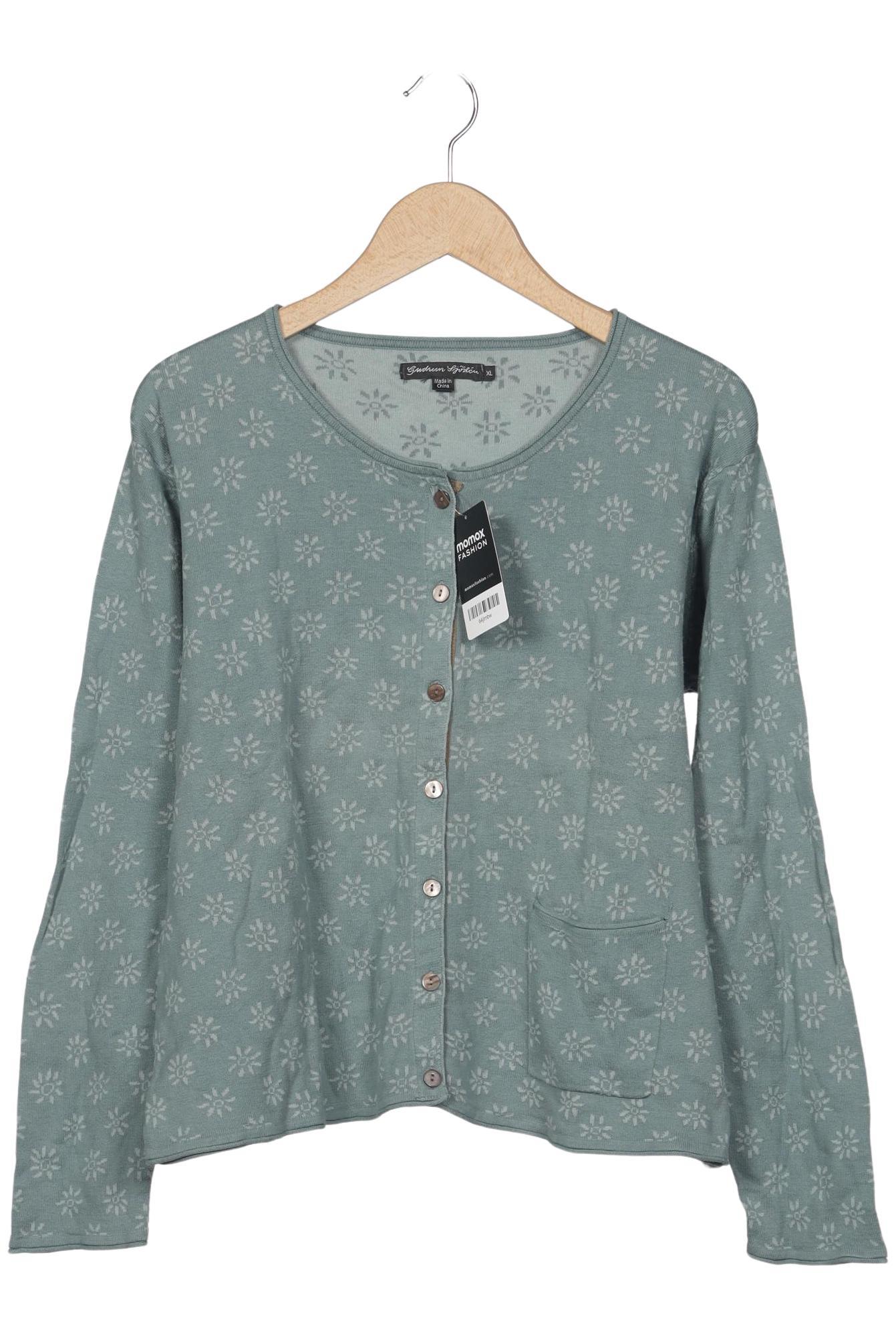 

Gudrun Sjödén Damen Strickjacke, türkis, Gr. 44