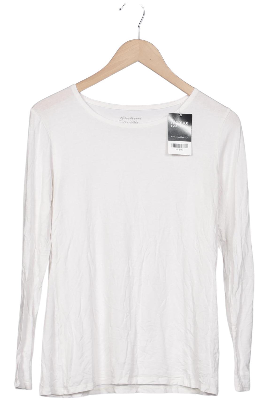 

Gudrun Sjödén Damen Langarmshirt, weiß, Gr. 38