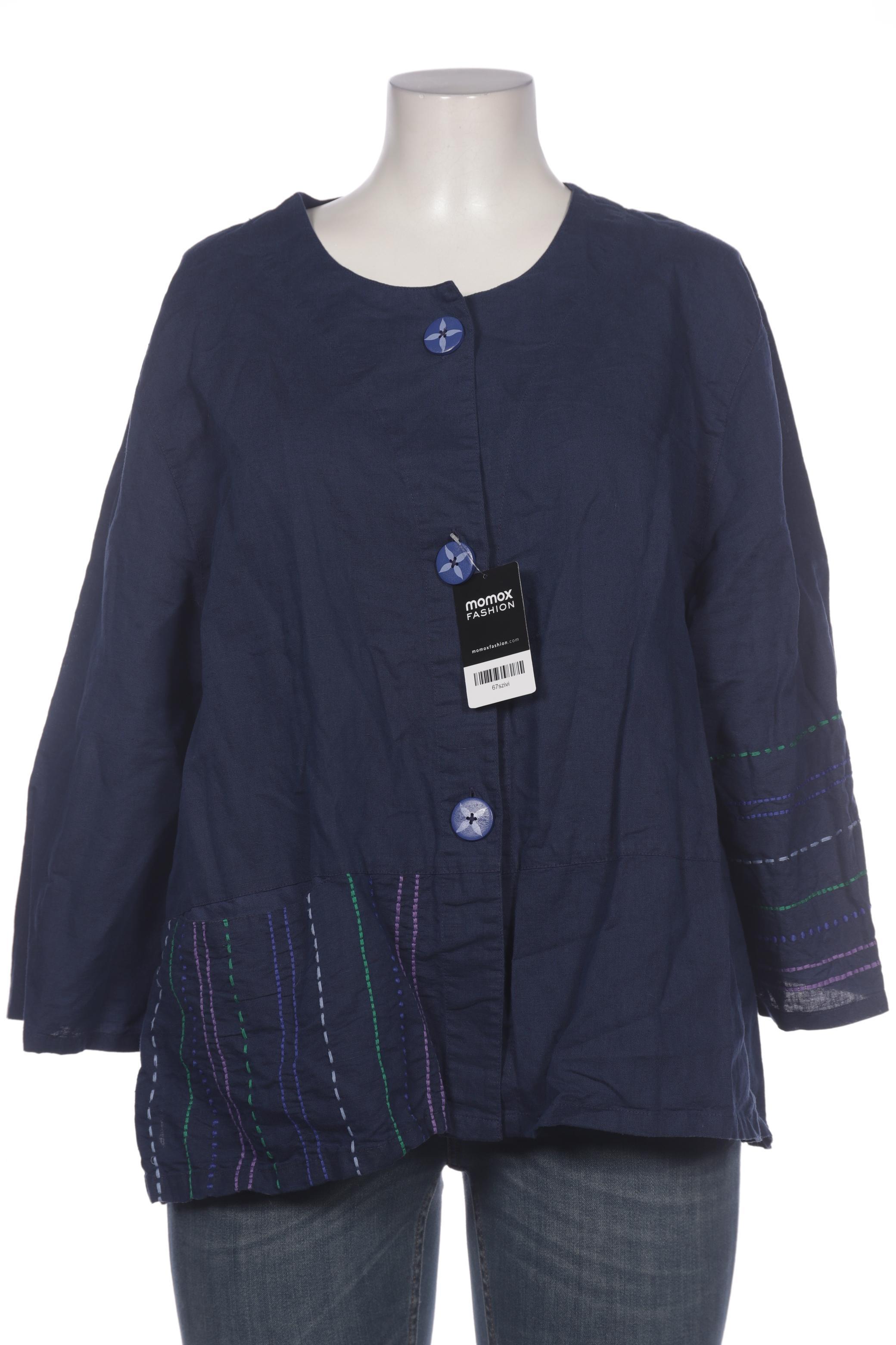 

Gudrun Sjödén Damen Bluse, marineblau, Gr. 44