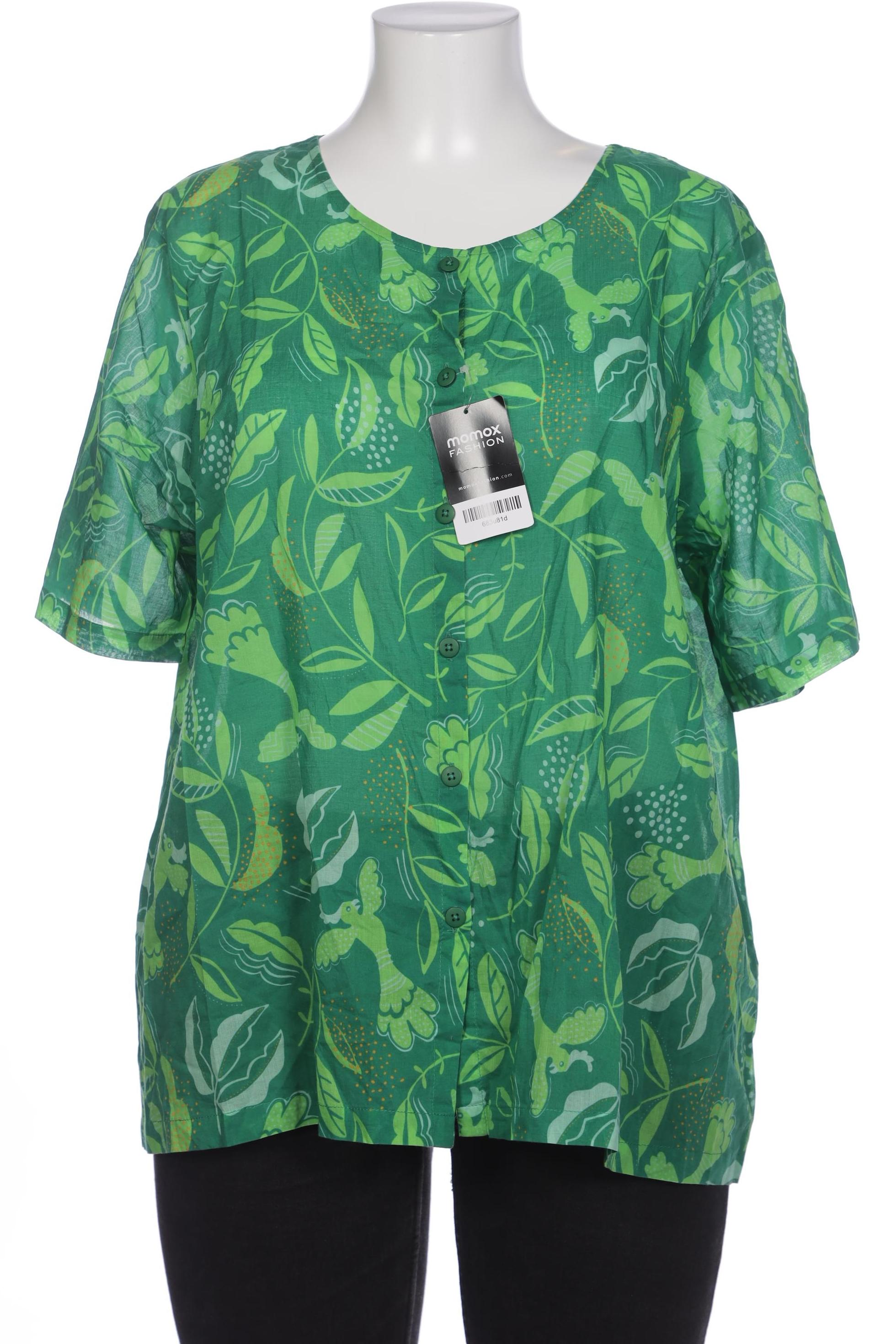 

Gudrun Sjödén Damen Bluse, grün, Gr. 44