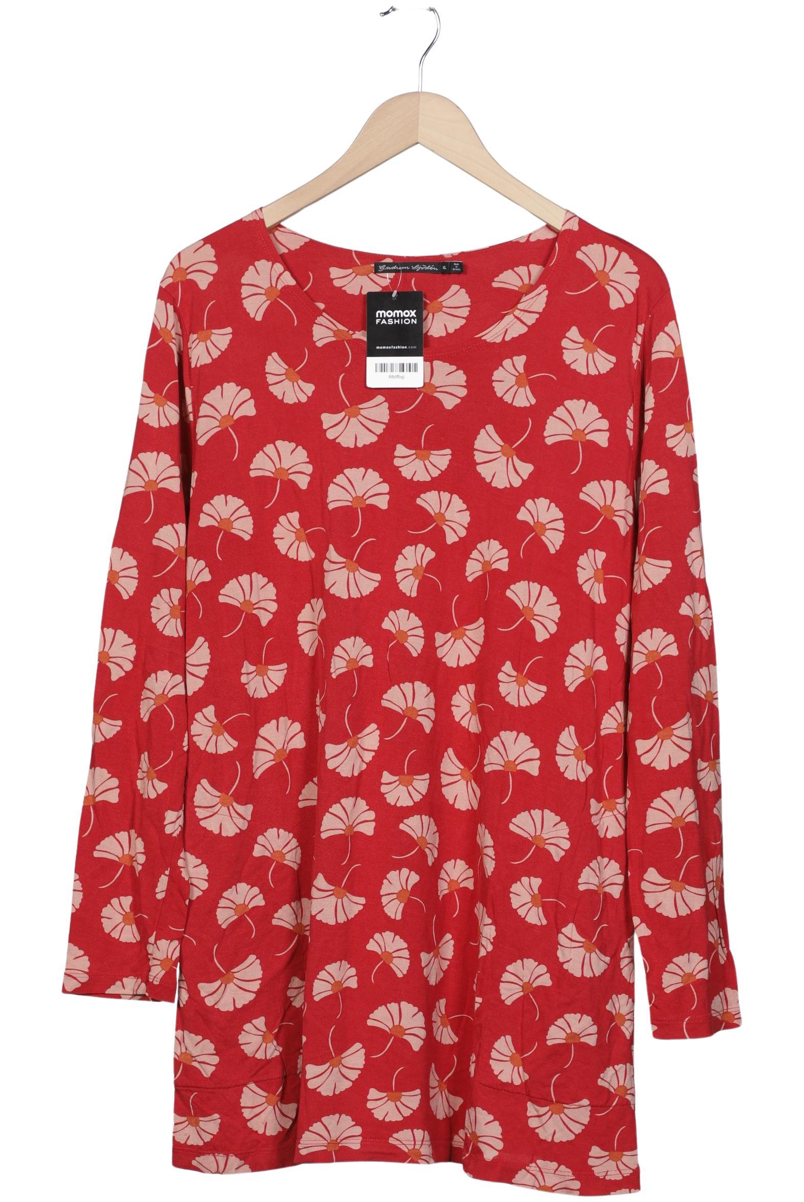 

Gudrun Sjödén Damen Langarmshirt, rot, Gr. 44