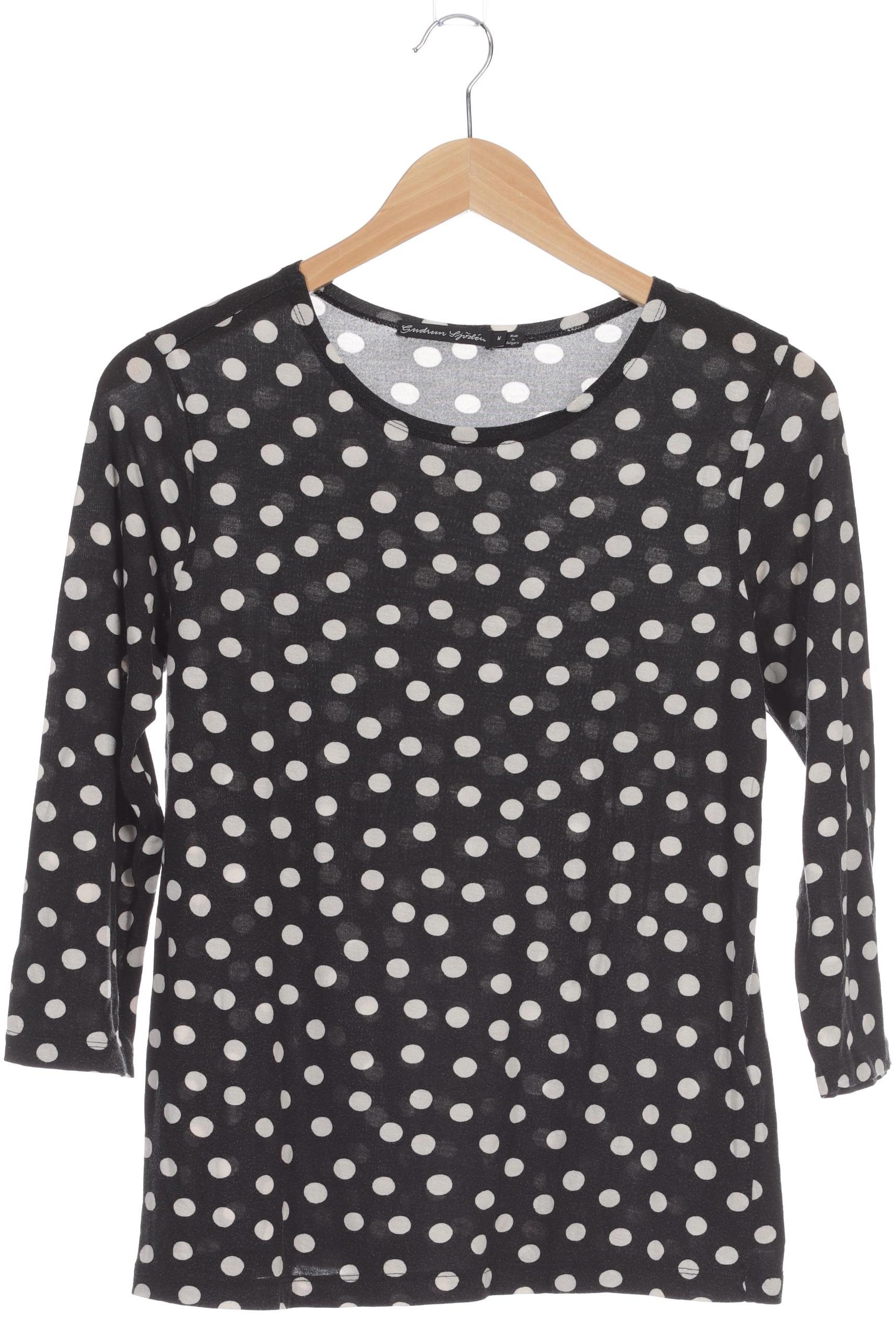 

Gudrun Sjödén Damen Langarmshirt, schwarz, Gr. 38