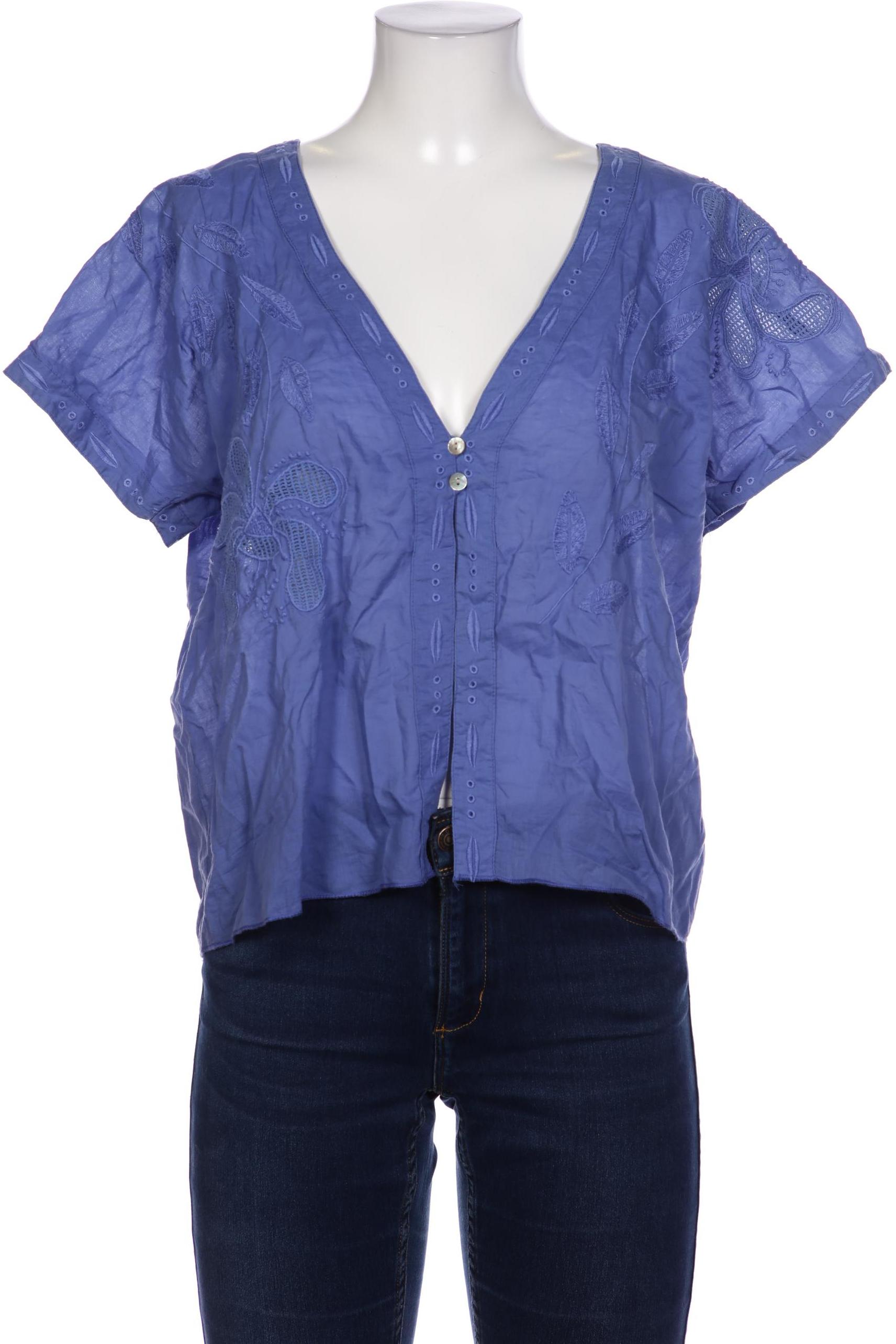 

Gudrun Sjödén Damen Bluse, blau, Gr. 38