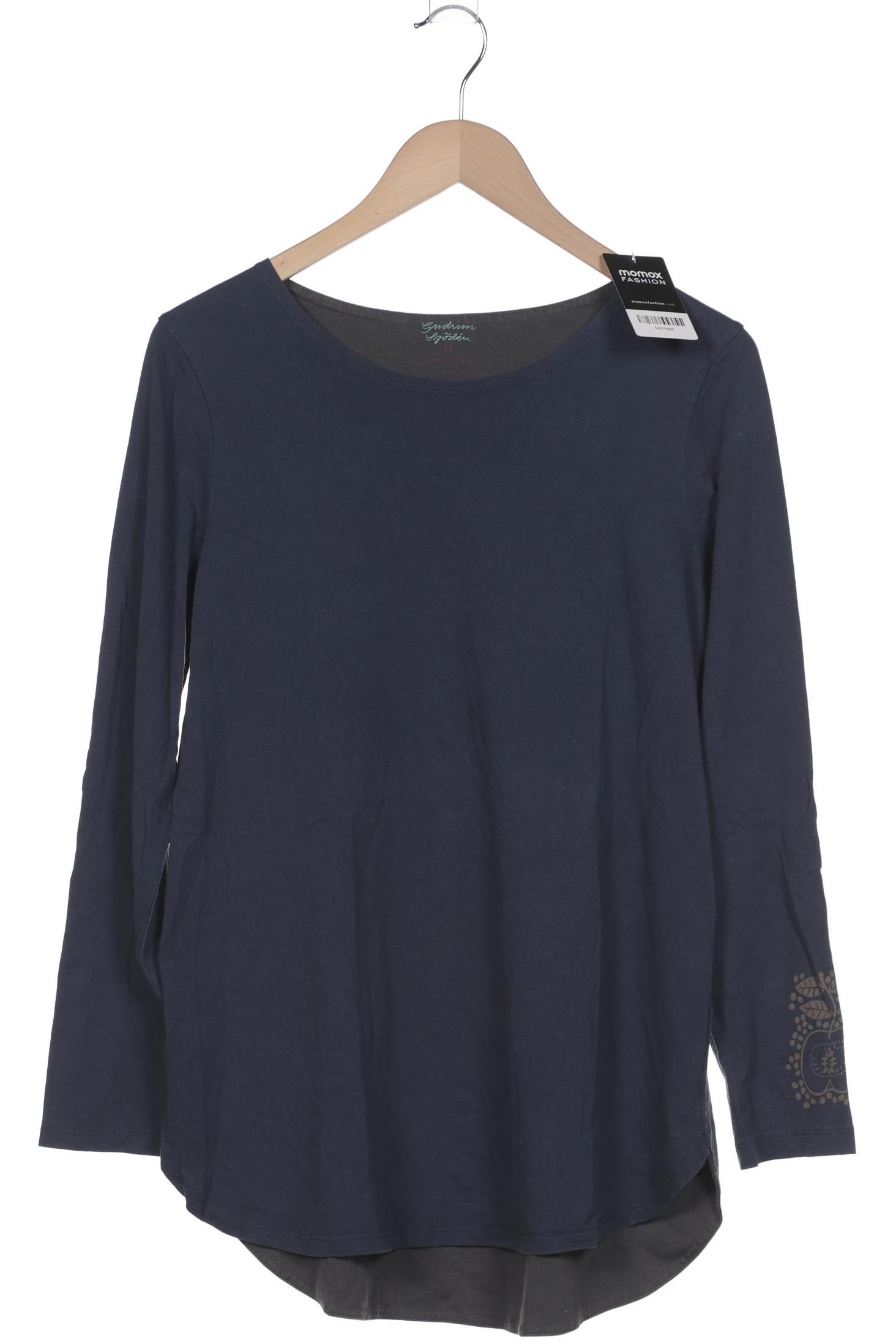 

Gudrun Sjödén Damen Langarmshirt, marineblau, Gr. 38