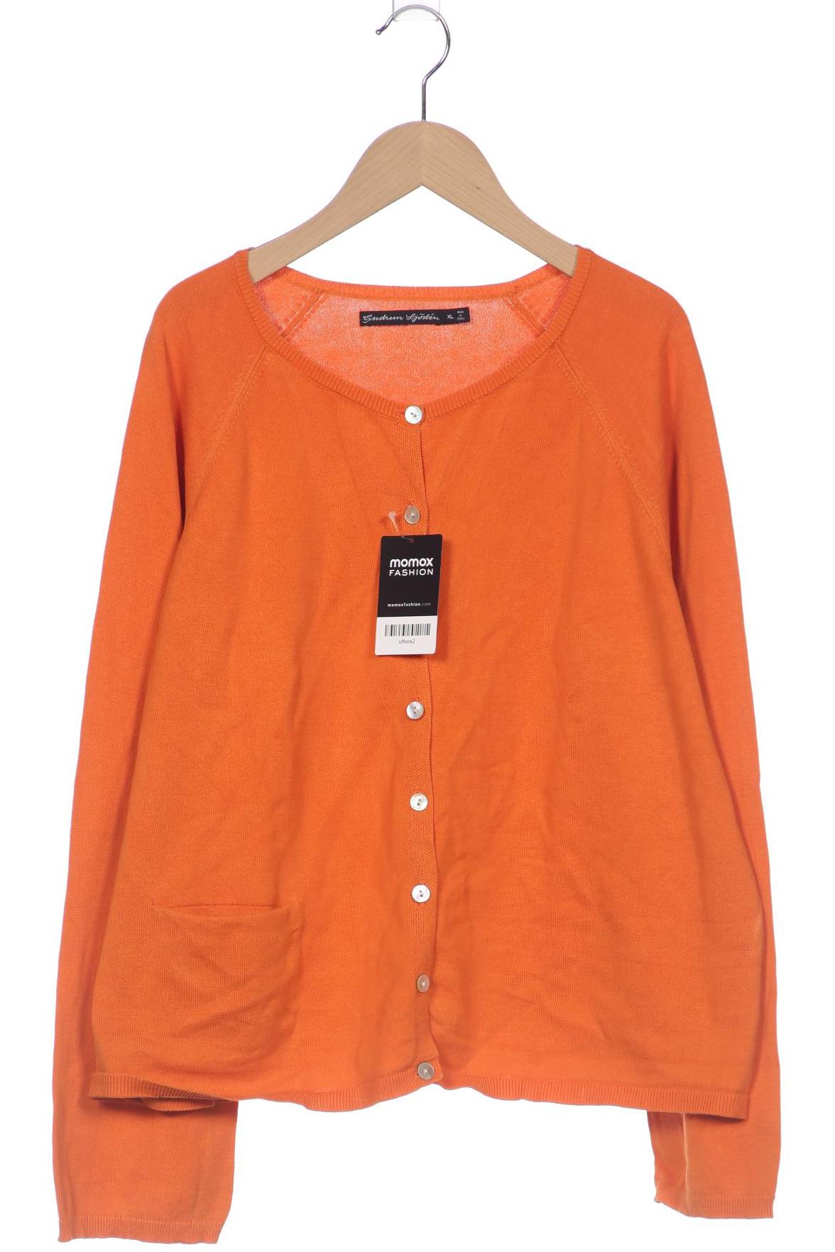 

Gudrun Sjödén Damen Strickjacke, orange, Gr. 44