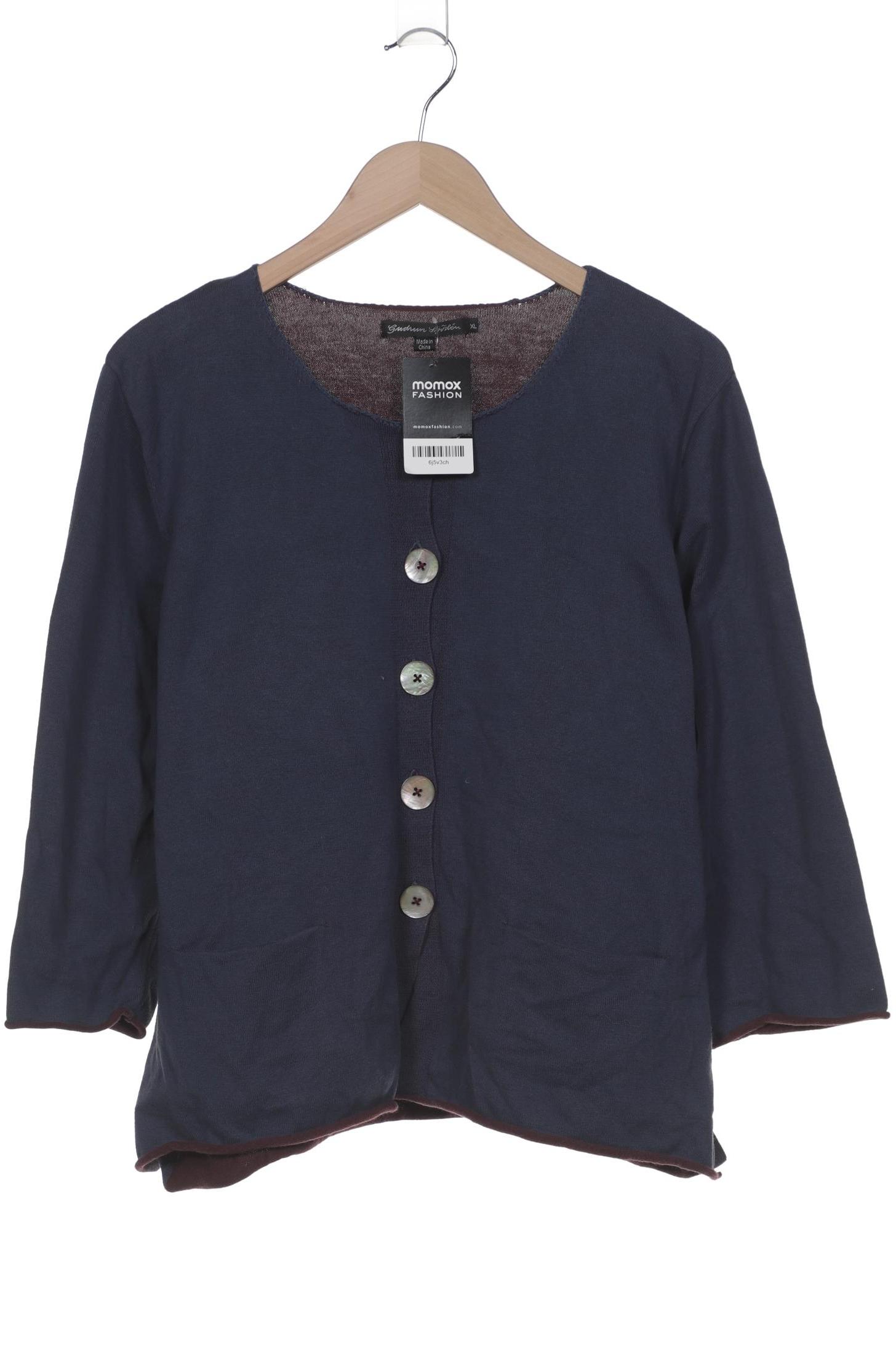 

Gudrun Sjödén Damen Strickjacke, marineblau, Gr. 44