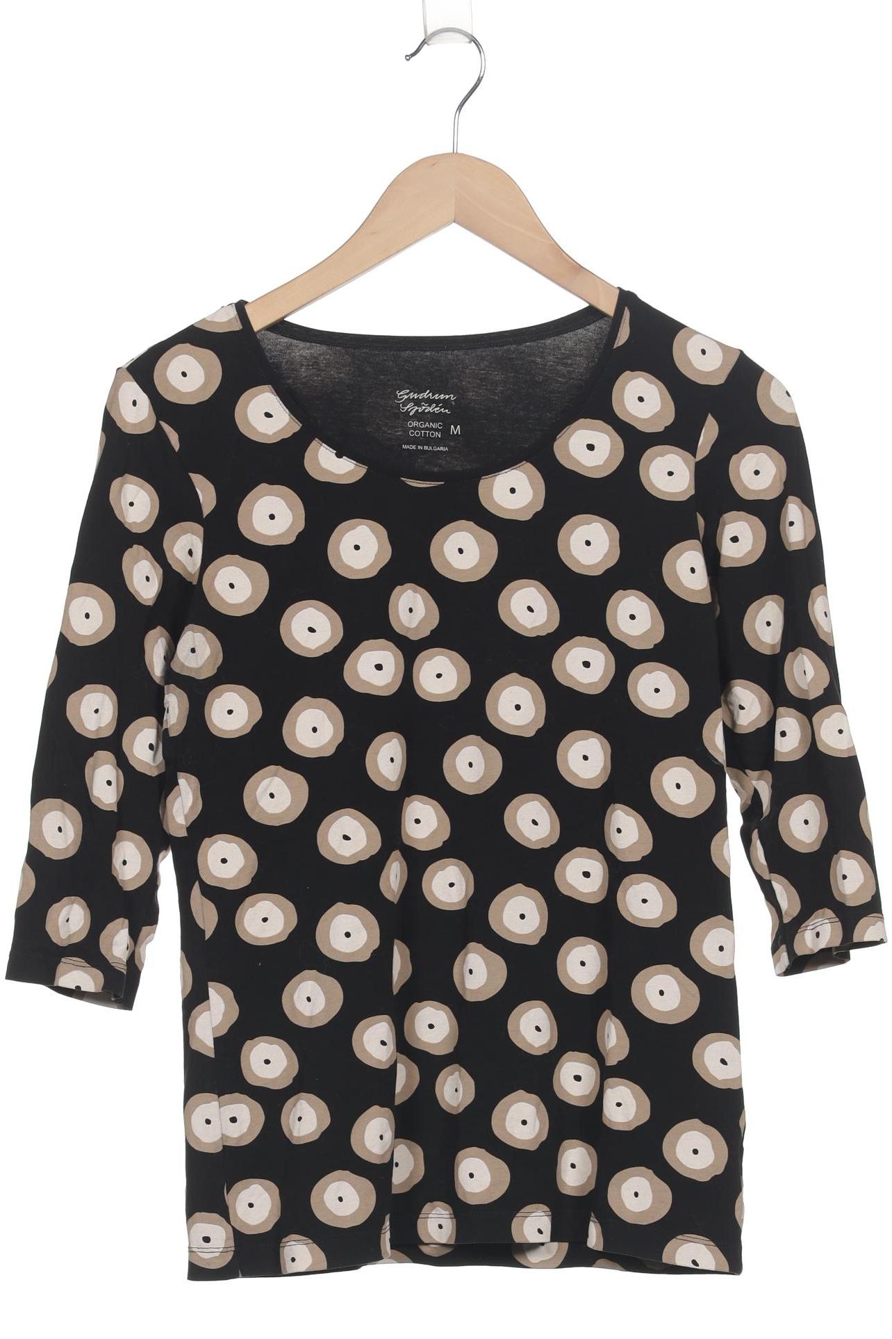 

Gudrun Sjödén Damen Langarmshirt, schwarz, Gr. 38