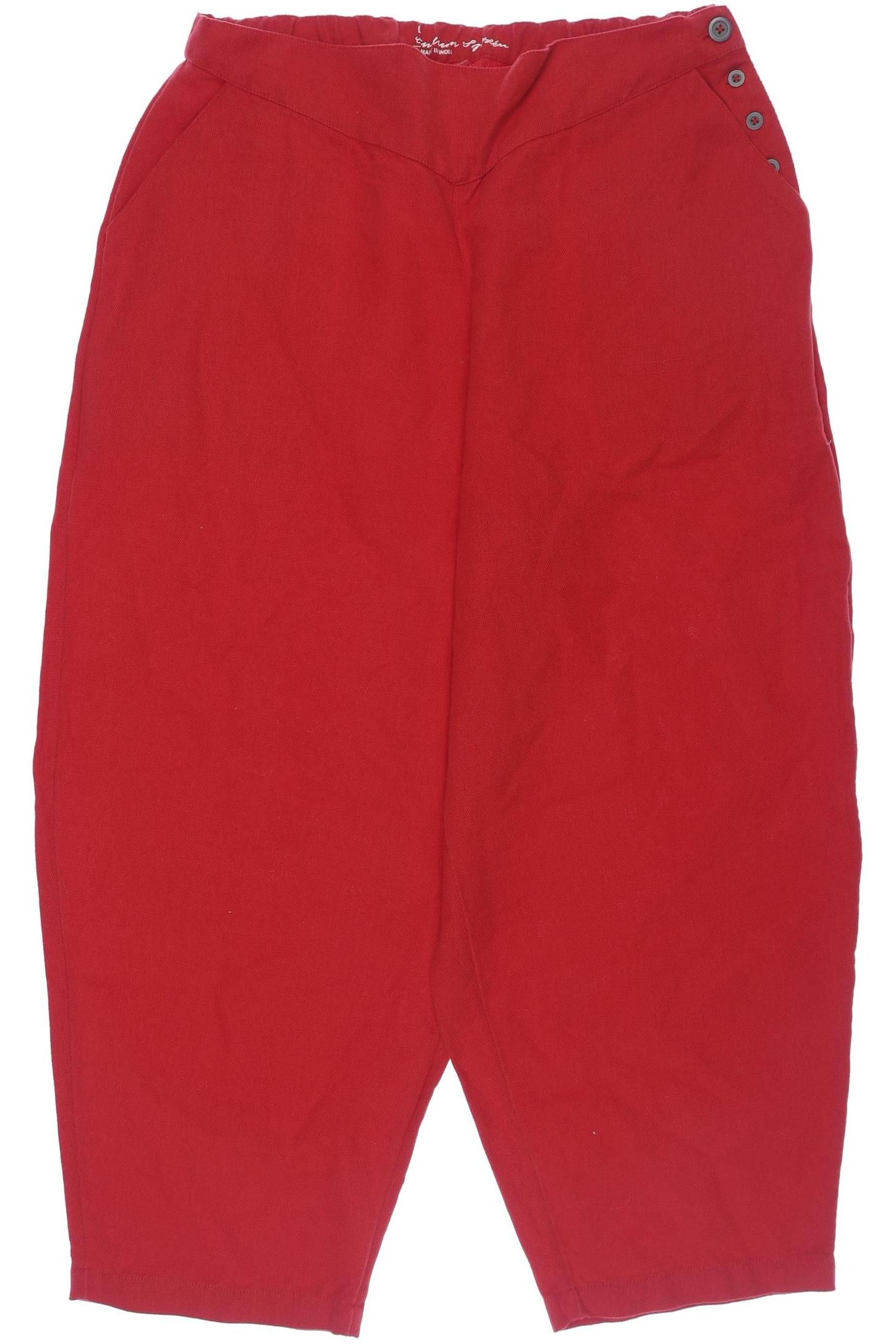 

Gudrun Sjödén Damen Stoffhose, rot, Gr. 0