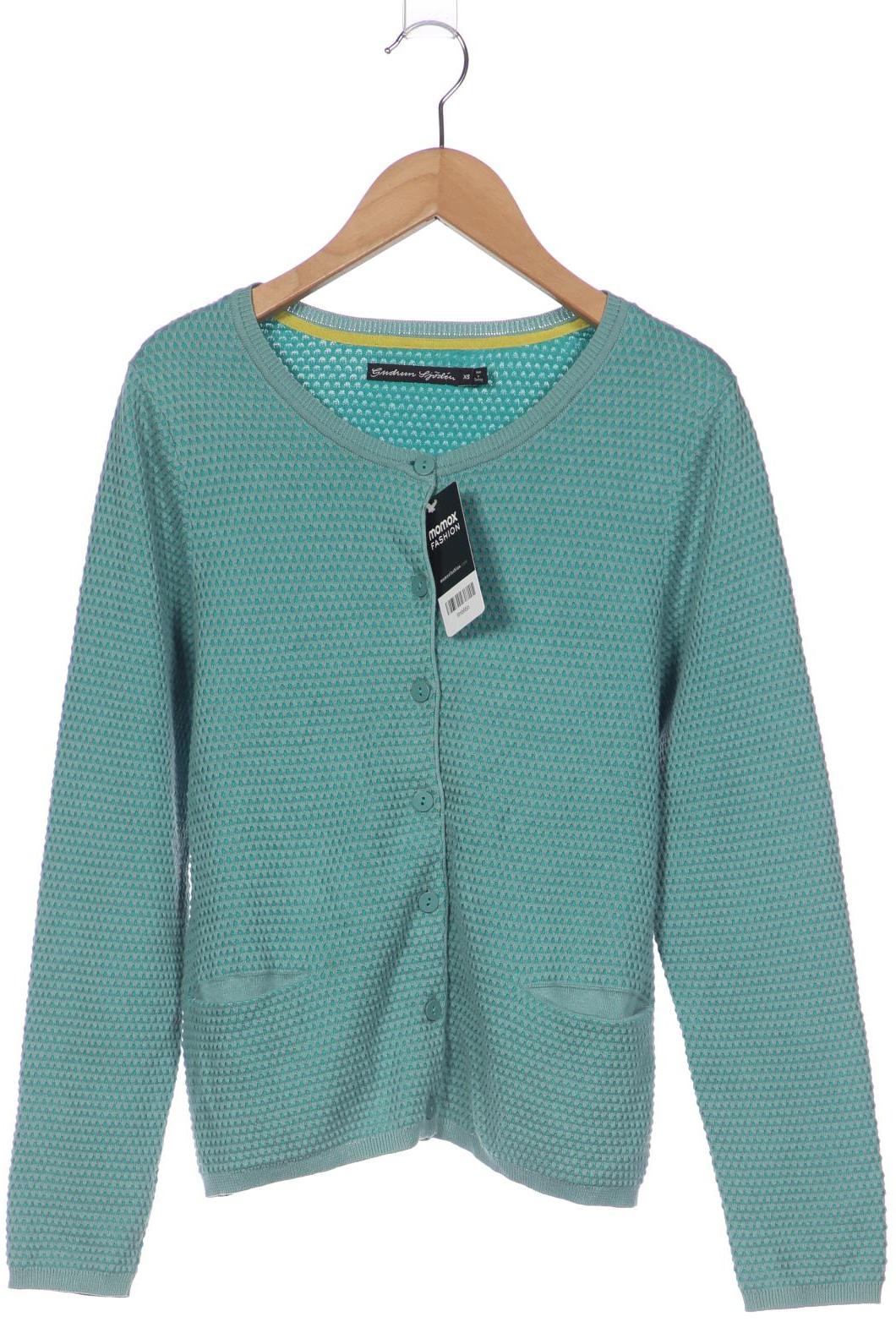 

Gudrun Sjödén Damen Strickjacke, türkis, Gr. 34