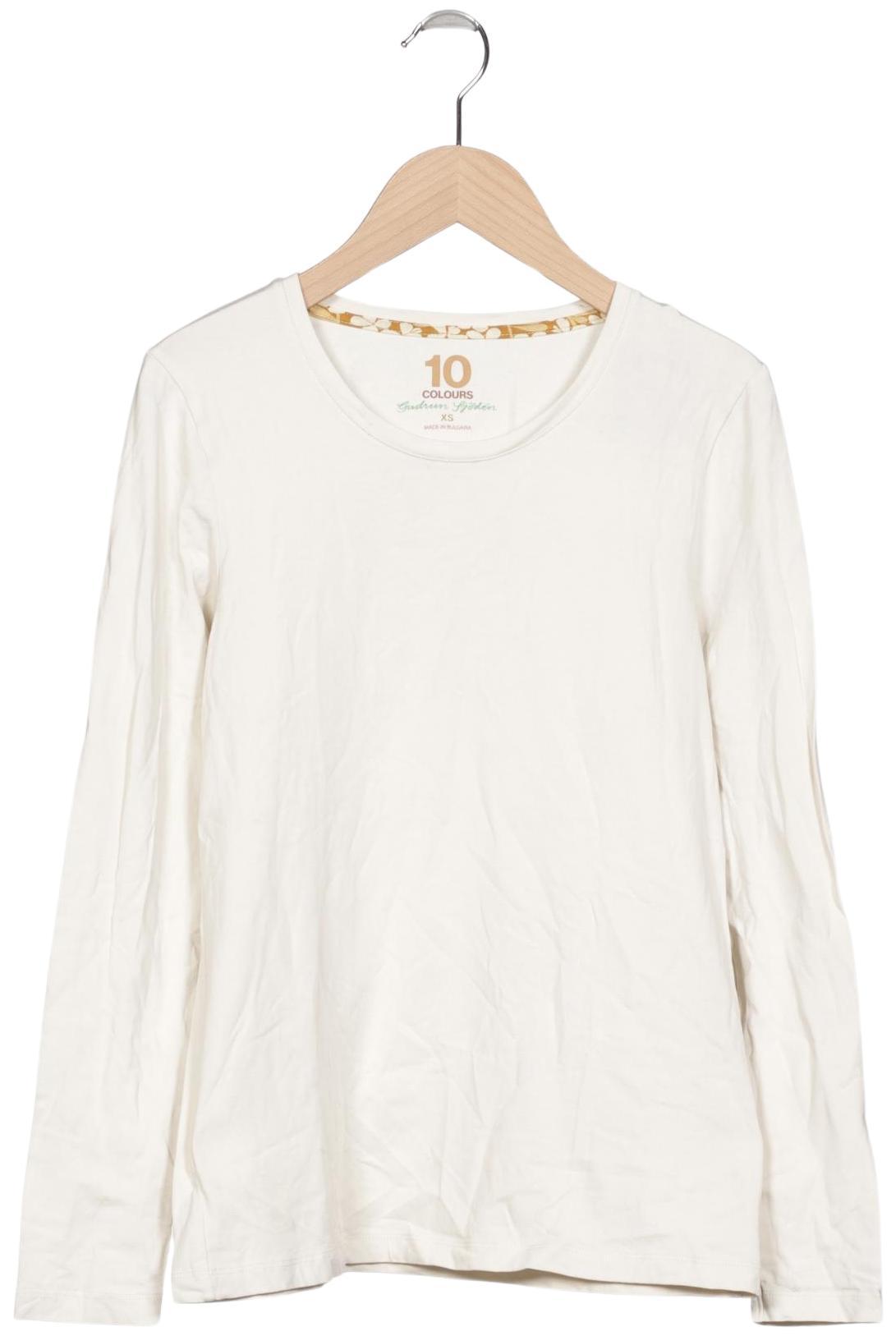 

Gudrun Sjödén Damen Langarmshirt, cremeweiß, Gr. 34