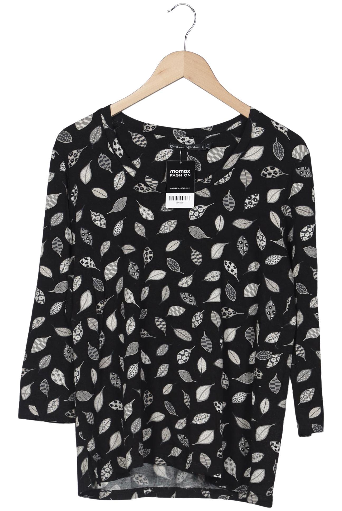 

Gudrun Sjödén Damen Langarmshirt, schwarz, Gr. 38