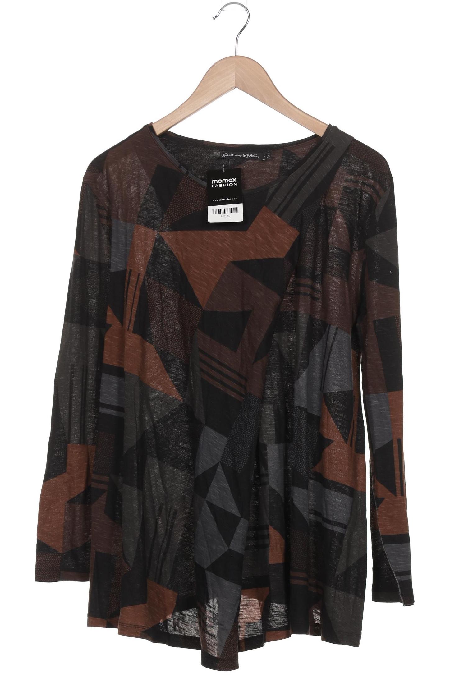 

Gudrun Sjödén Damen Langarmshirt, schwarz, Gr. 42