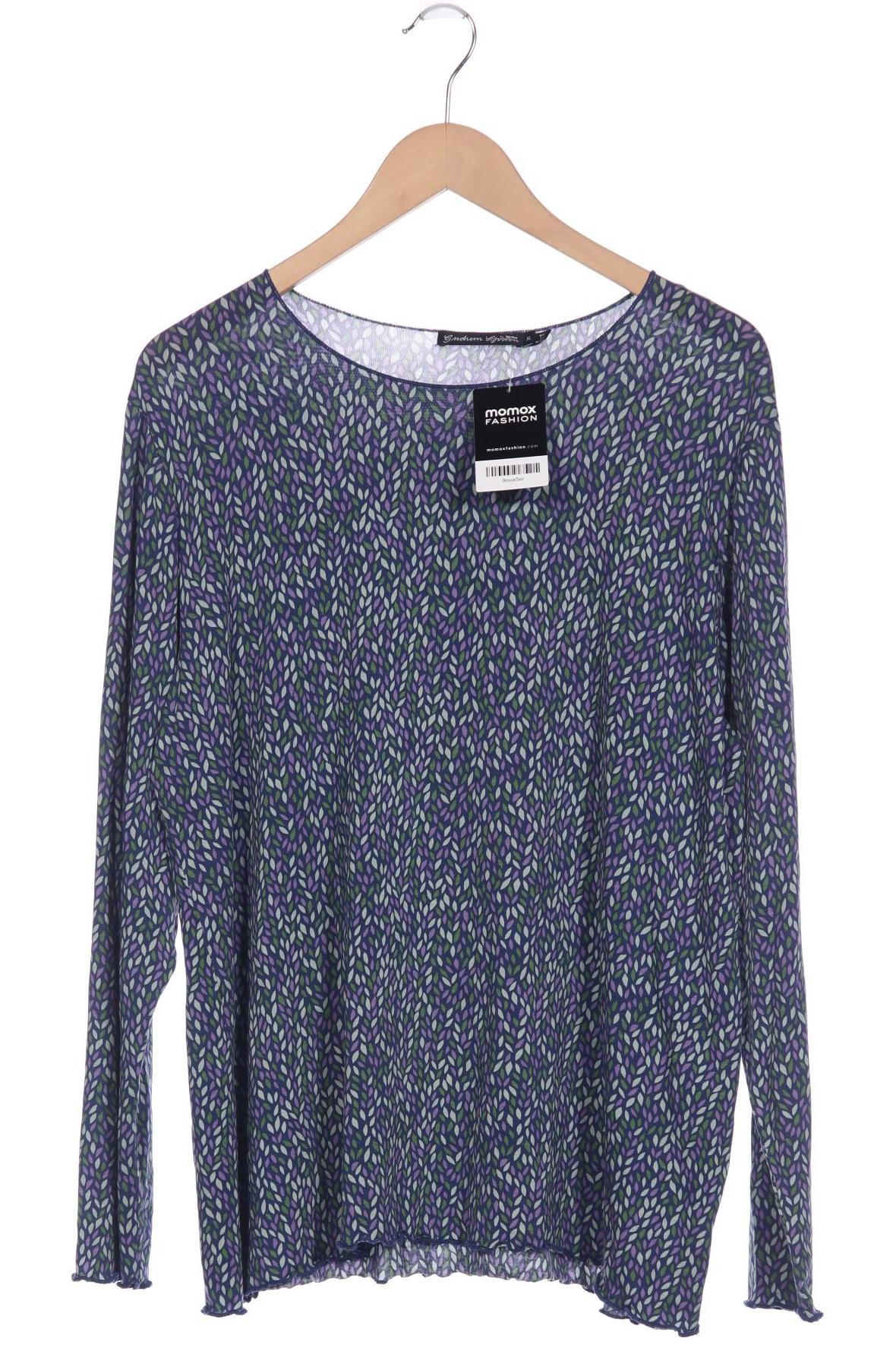 

Gudrun Sjödén Damen Langarmshirt, marineblau, Gr. 44