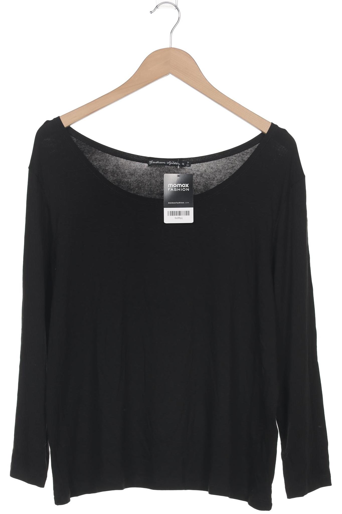 

Gudrun Sjödén Damen Langarmshirt, schwarz, Gr. 46