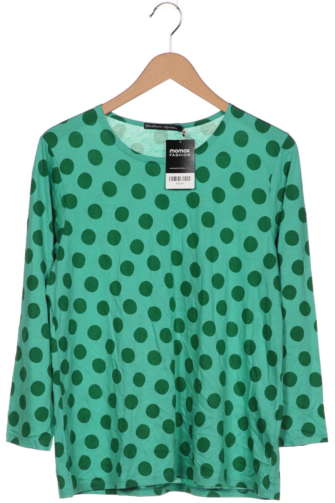 

Gudrun Sjödén Damen Langarmshirt, grün, Gr. 42