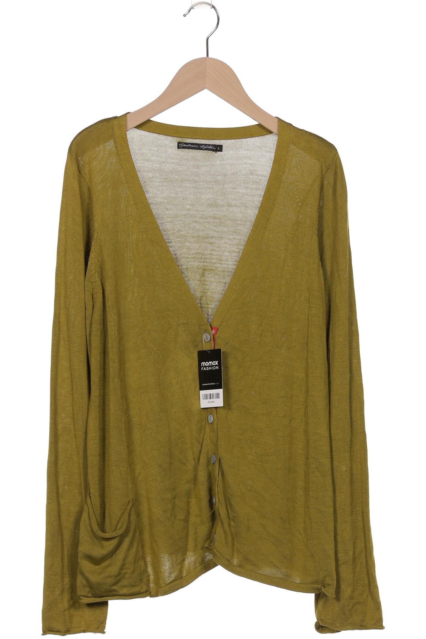 

Gudrun Sjödén Damen Strickjacke, grün, Gr. 42