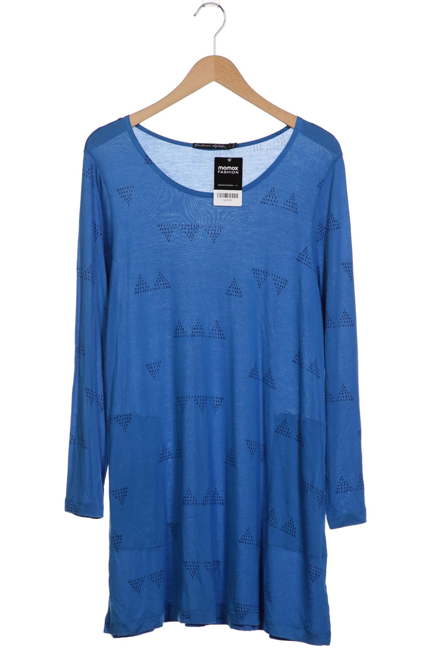 

Gudrun Sjödén Damen Langarmshirt, blau, Gr. 42