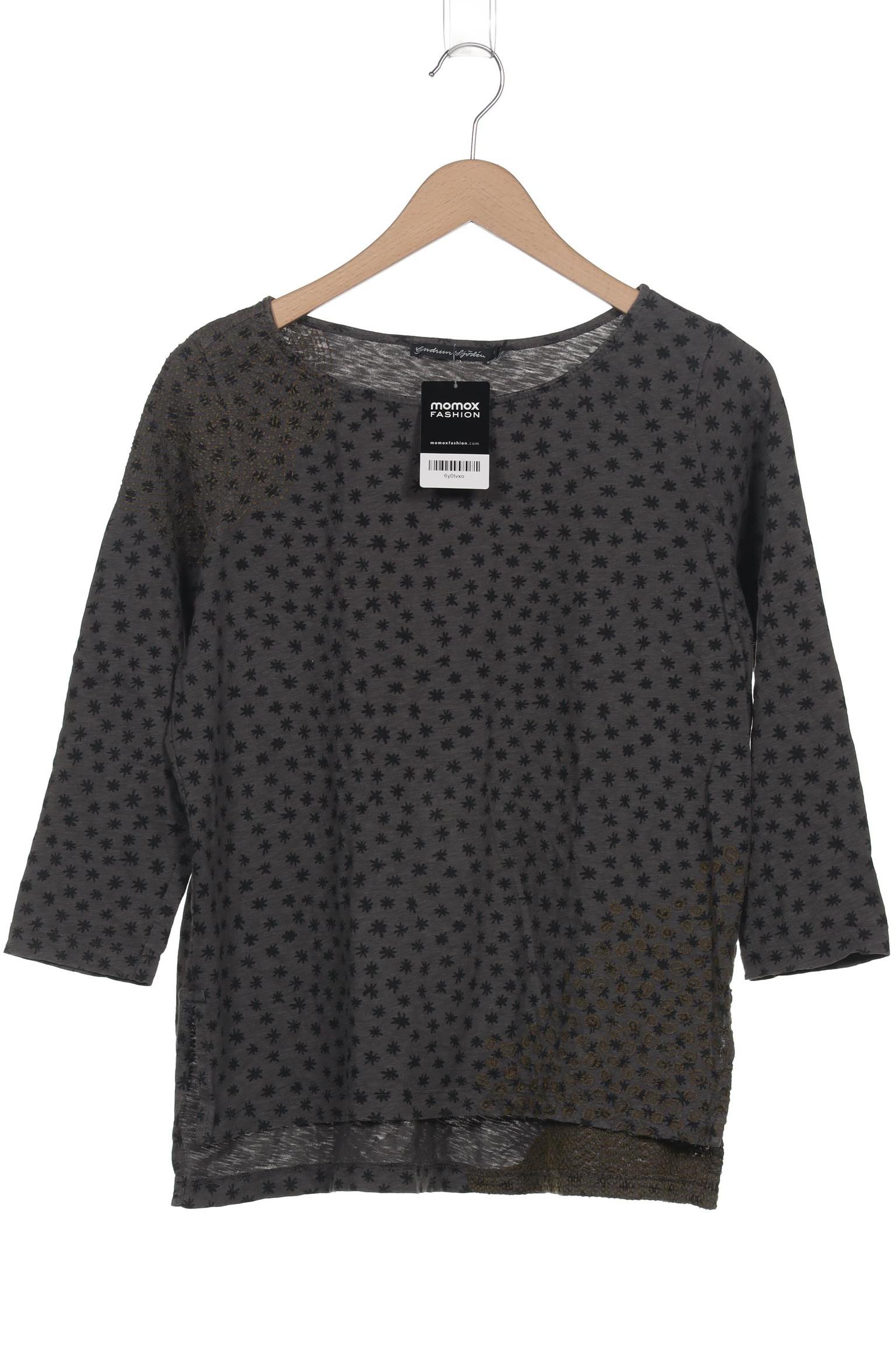 

Gudrun Sjödén Damen Langarmshirt, grau, Gr. 36