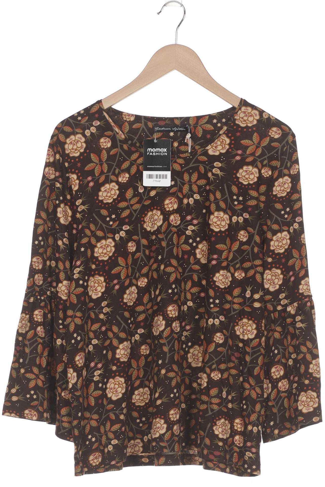 

Gudrun Sjödén Damen Langarmshirt, braun, Gr. 42