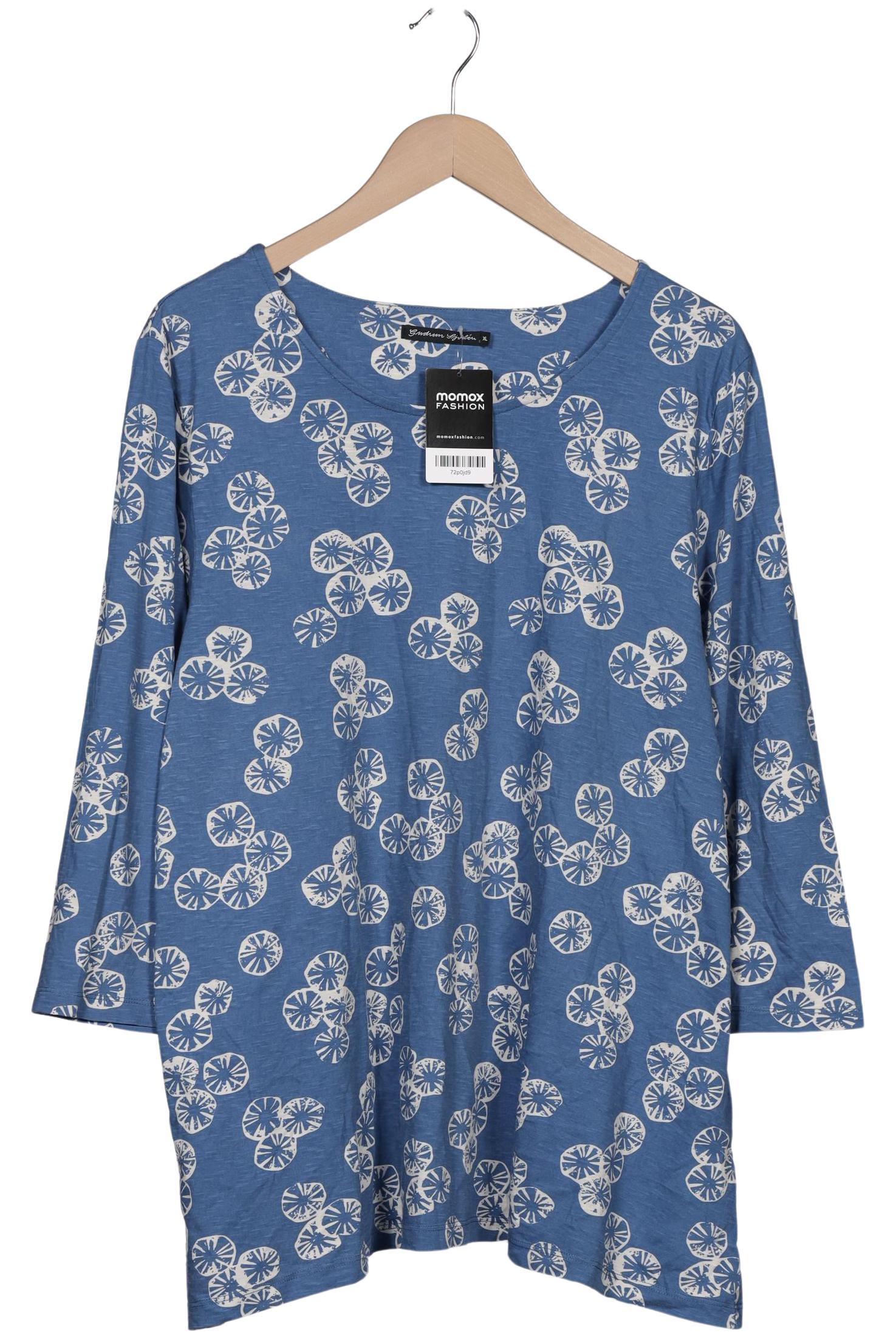 

Gudrun Sjödén Damen Langarmshirt, hellblau, Gr. 44