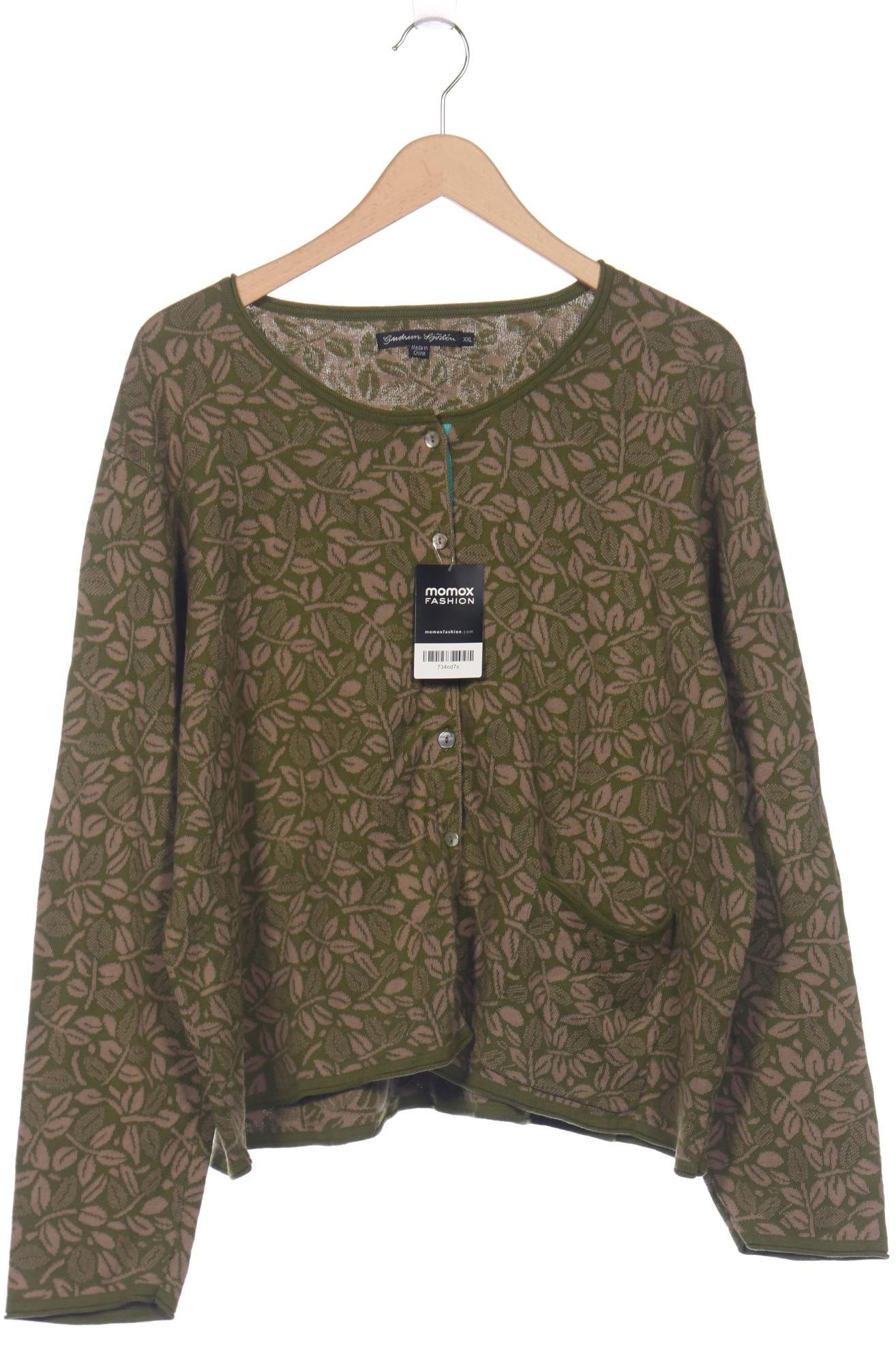 

Gudrun Sjödén Damen Strickjacke, grün, Gr. 46