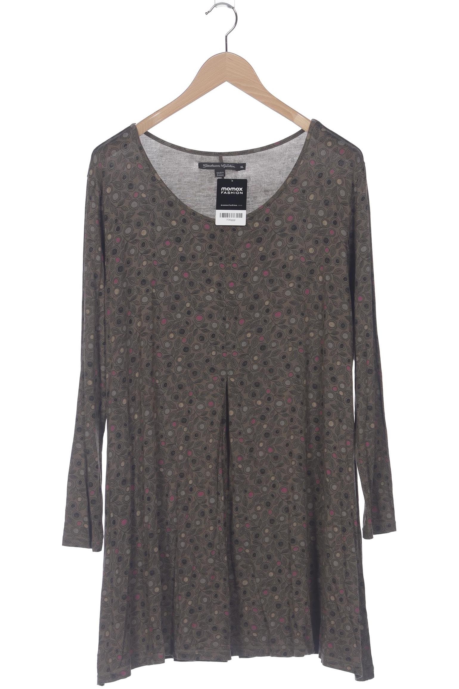 

Gudrun Sjödén Damen Langarmshirt, grün, Gr. 44