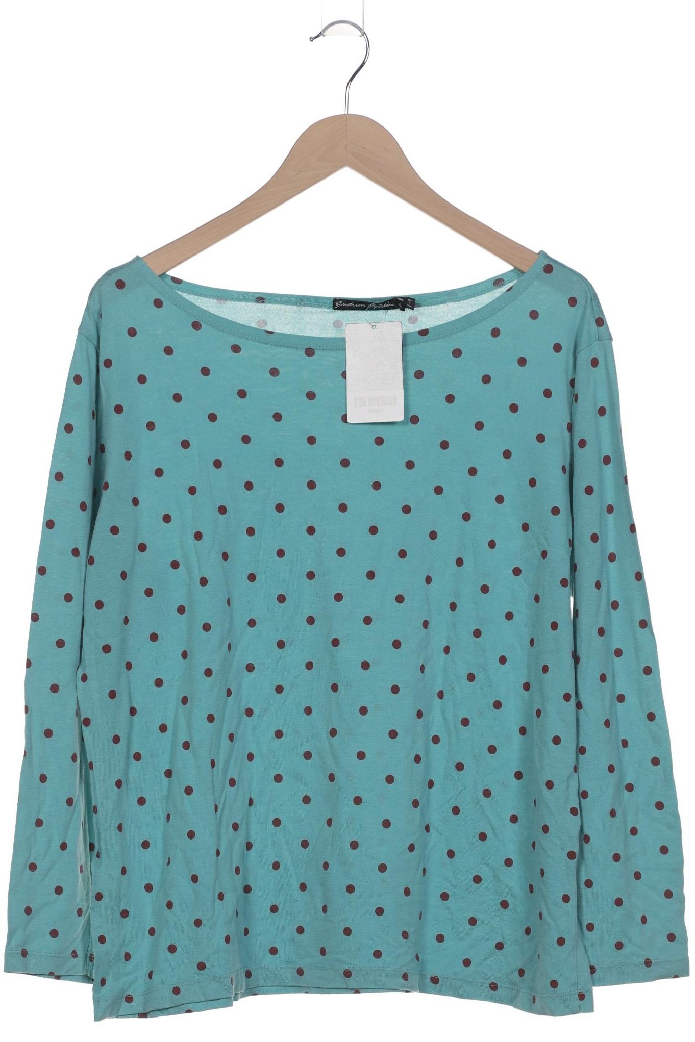 

Gudrun Sjödén Damen Langarmshirt, blau, Gr. 44