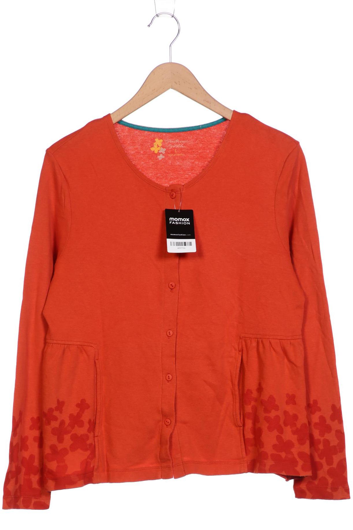 

Gudrun Sjödén Damen Strickjacke, orange, Gr. 42