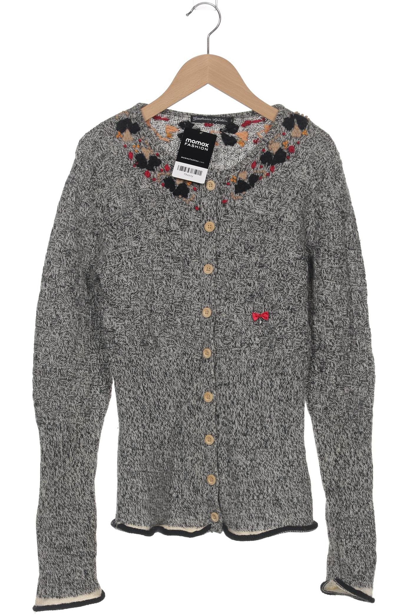 

Gudrun Sjödén Damen Strickjacke, grau, Gr. 36