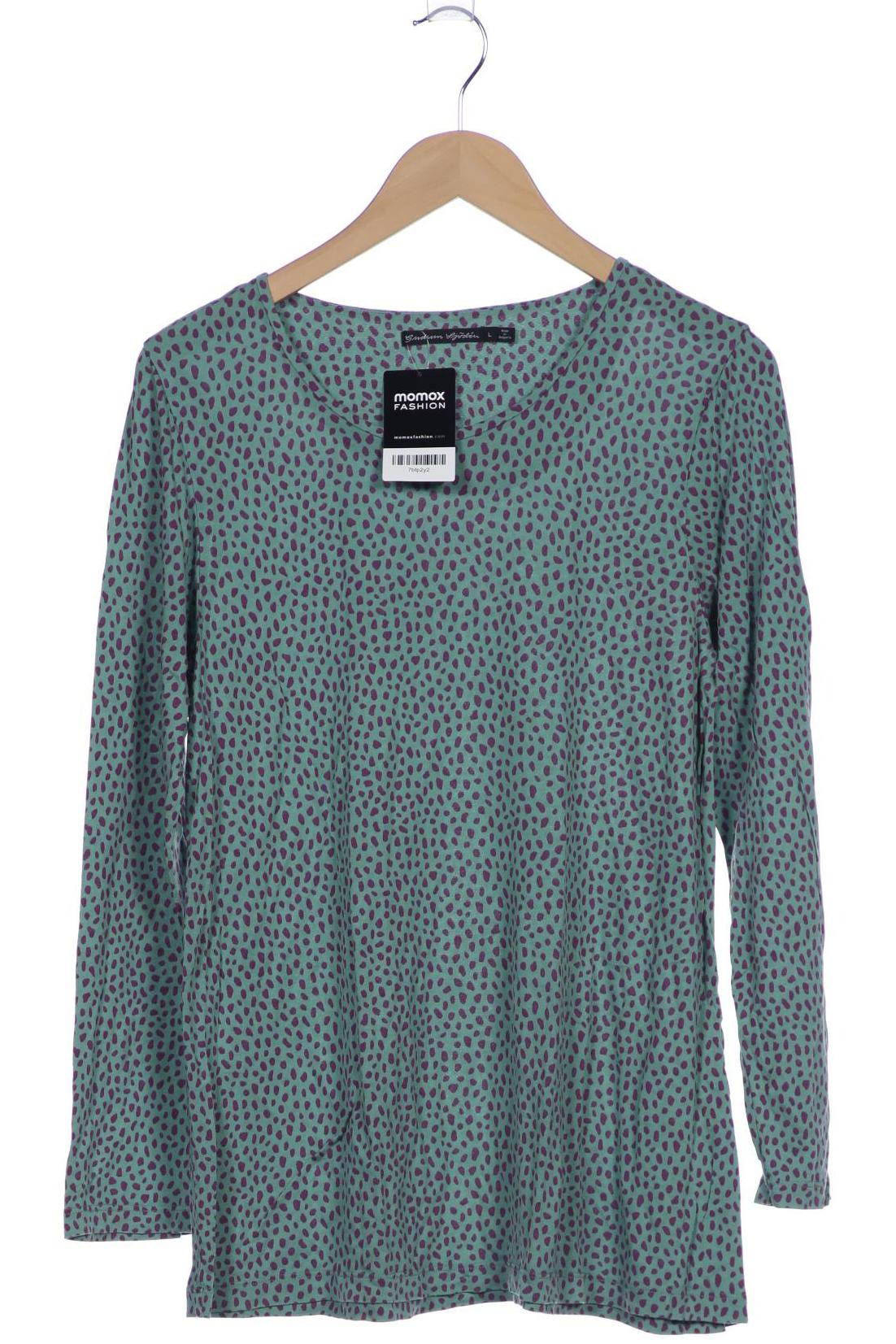 

Gudrun Sjödén Damen Langarmshirt, grün, Gr. 42