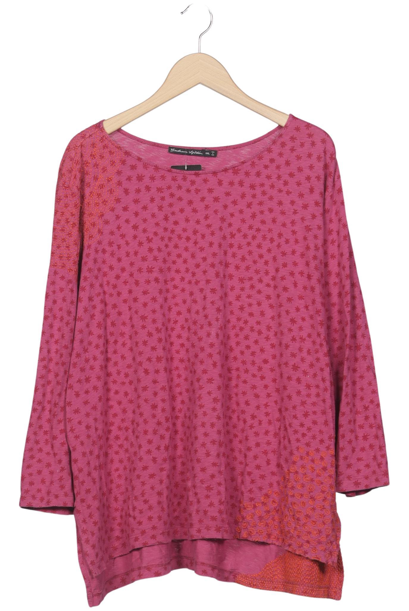 

Gudrun Sjödén Damen Langarmshirt, pink, Gr. 46