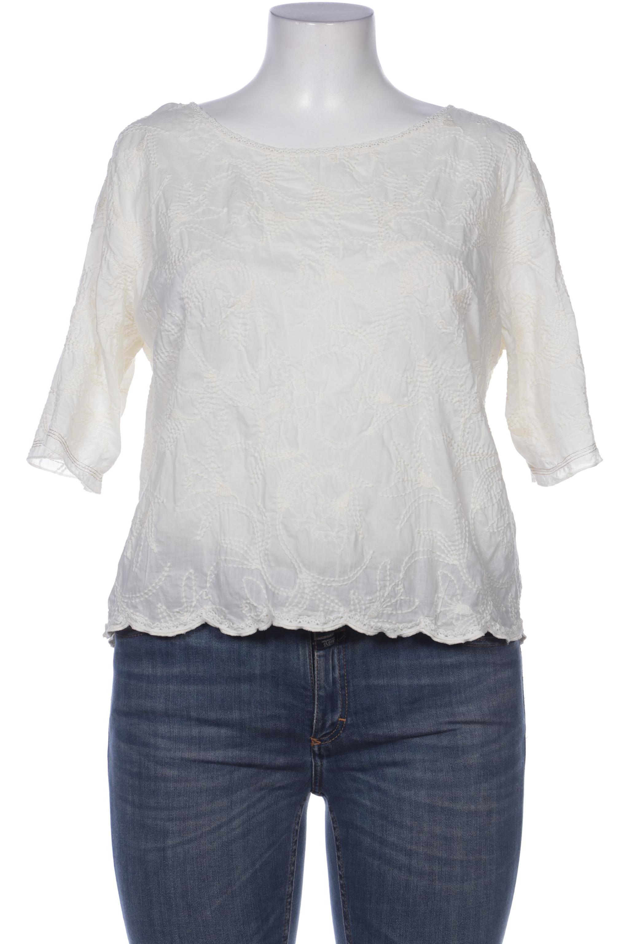 

Gudrun Sjödén Damen Bluse, cremeweiß, Gr. 44