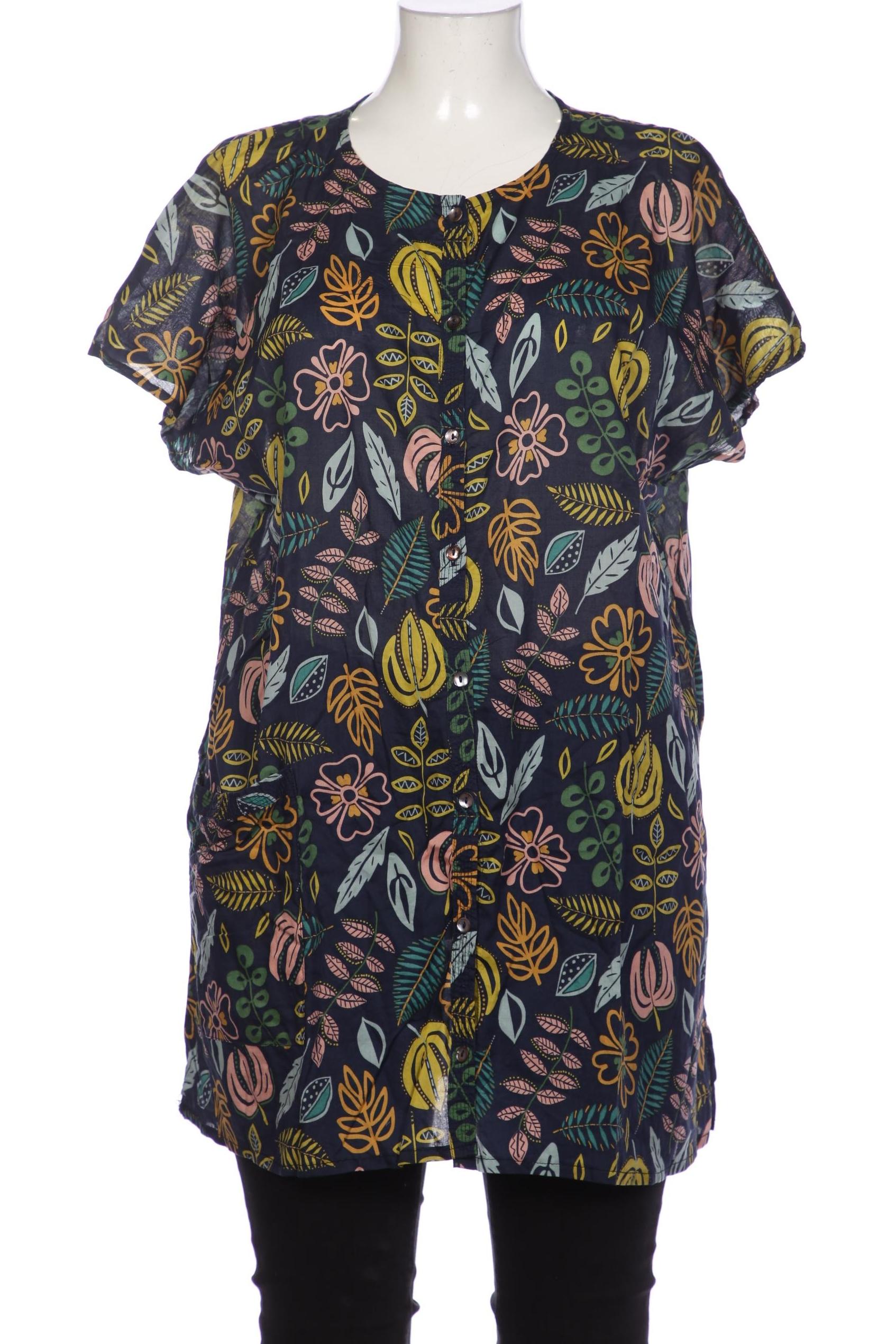 

Gudrun Sjödén Damen Bluse, marineblau, Gr. 44