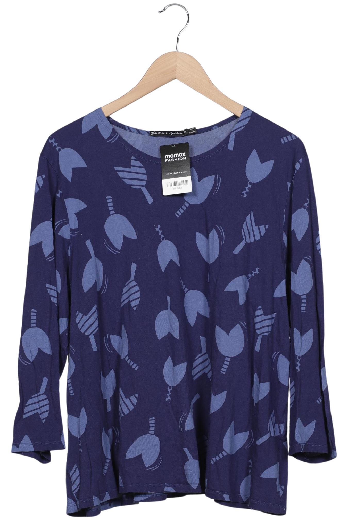 

Gudrun Sjödén Damen Langarmshirt, marineblau, Gr. 46