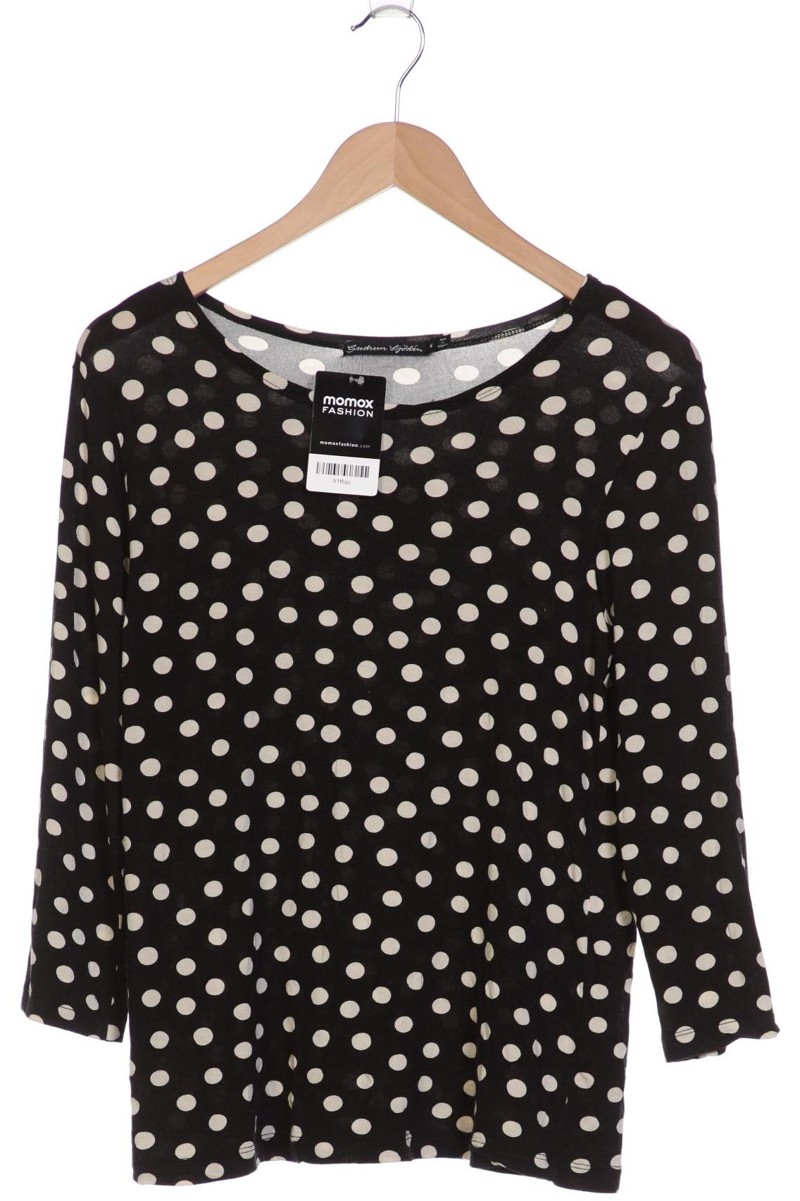 

Gudrun Sjödén Damen Langarmshirt, schwarz, Gr. 38
