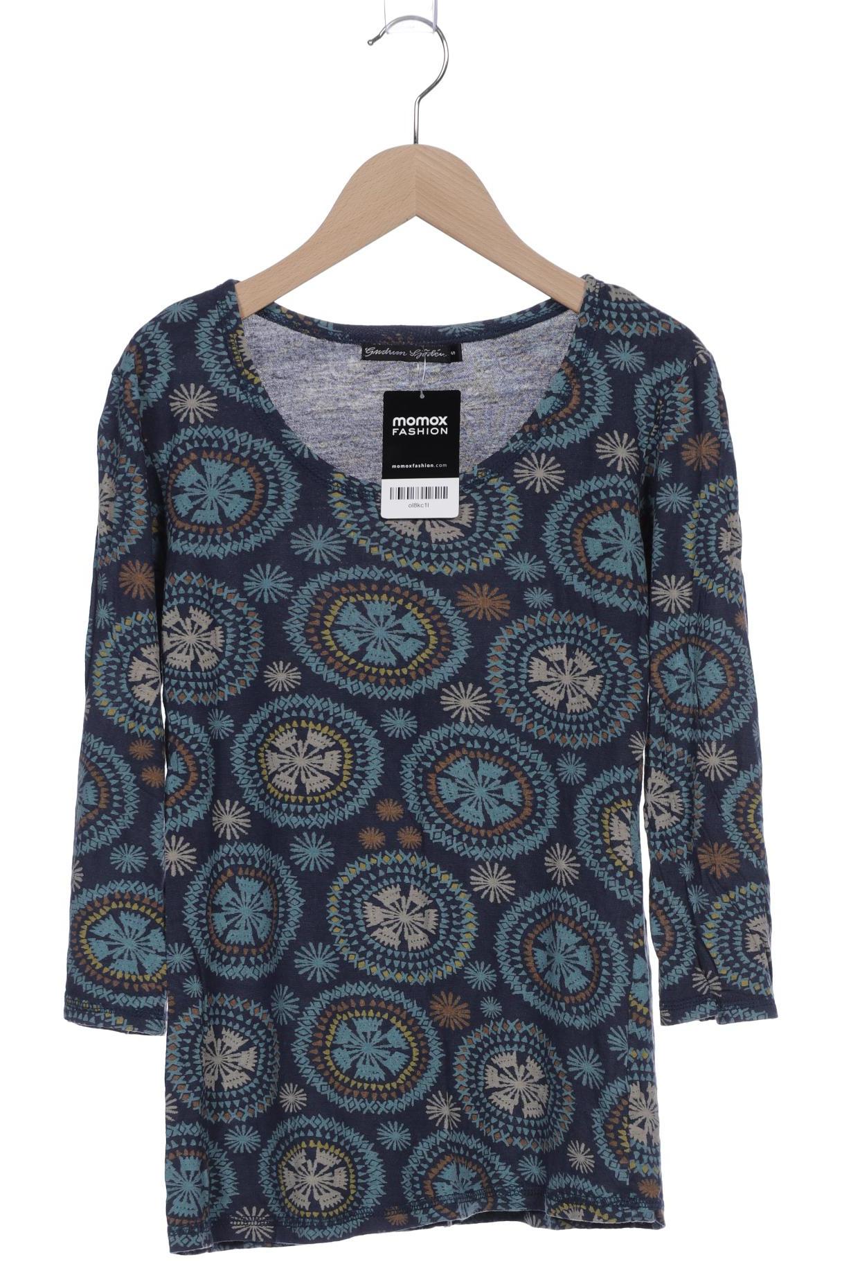 

Gudrun Sjödén Damen Langarmshirt, blau, Gr. 36