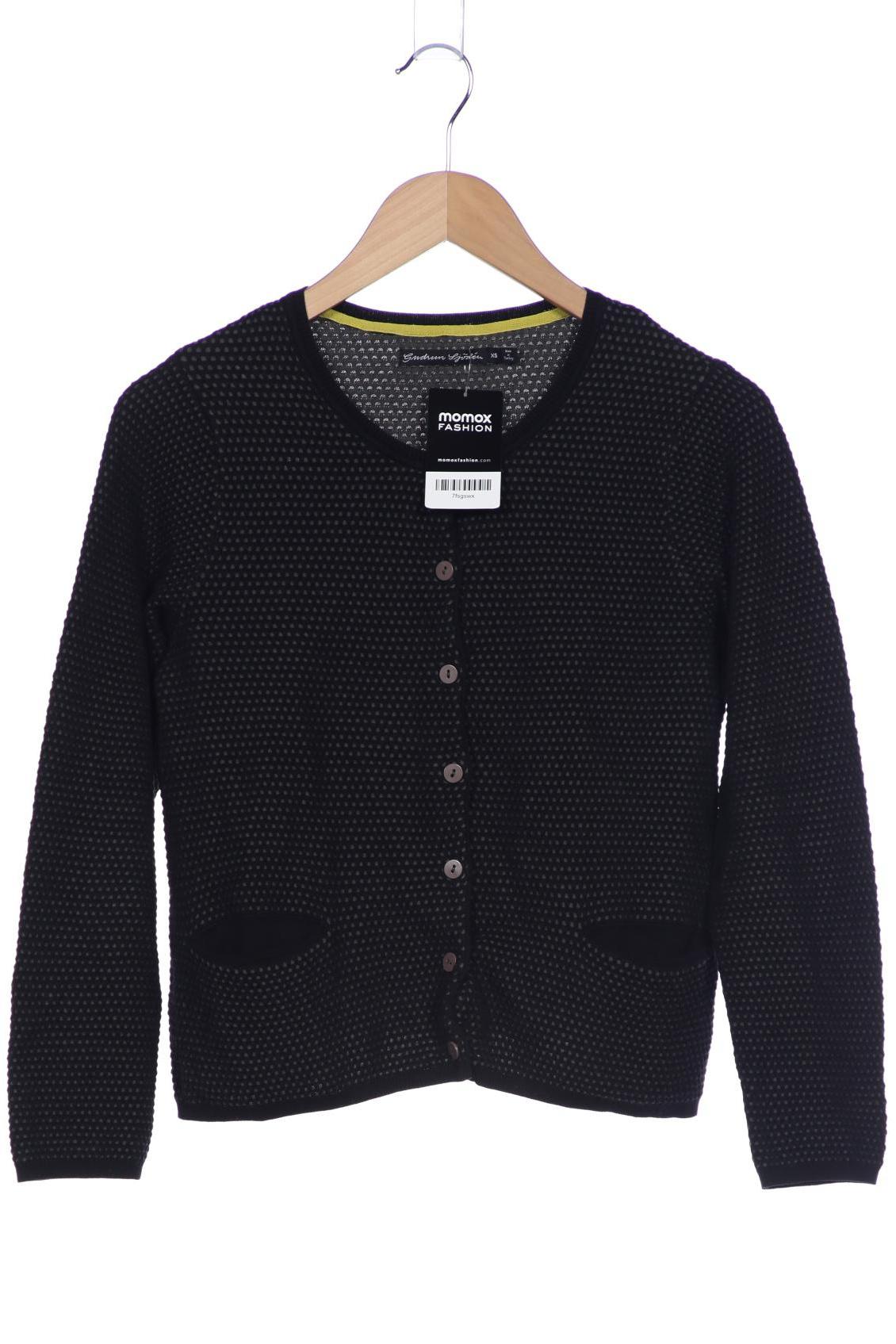 

Gudrun Sjödén Damen Strickjacke, schwarz, Gr. 34