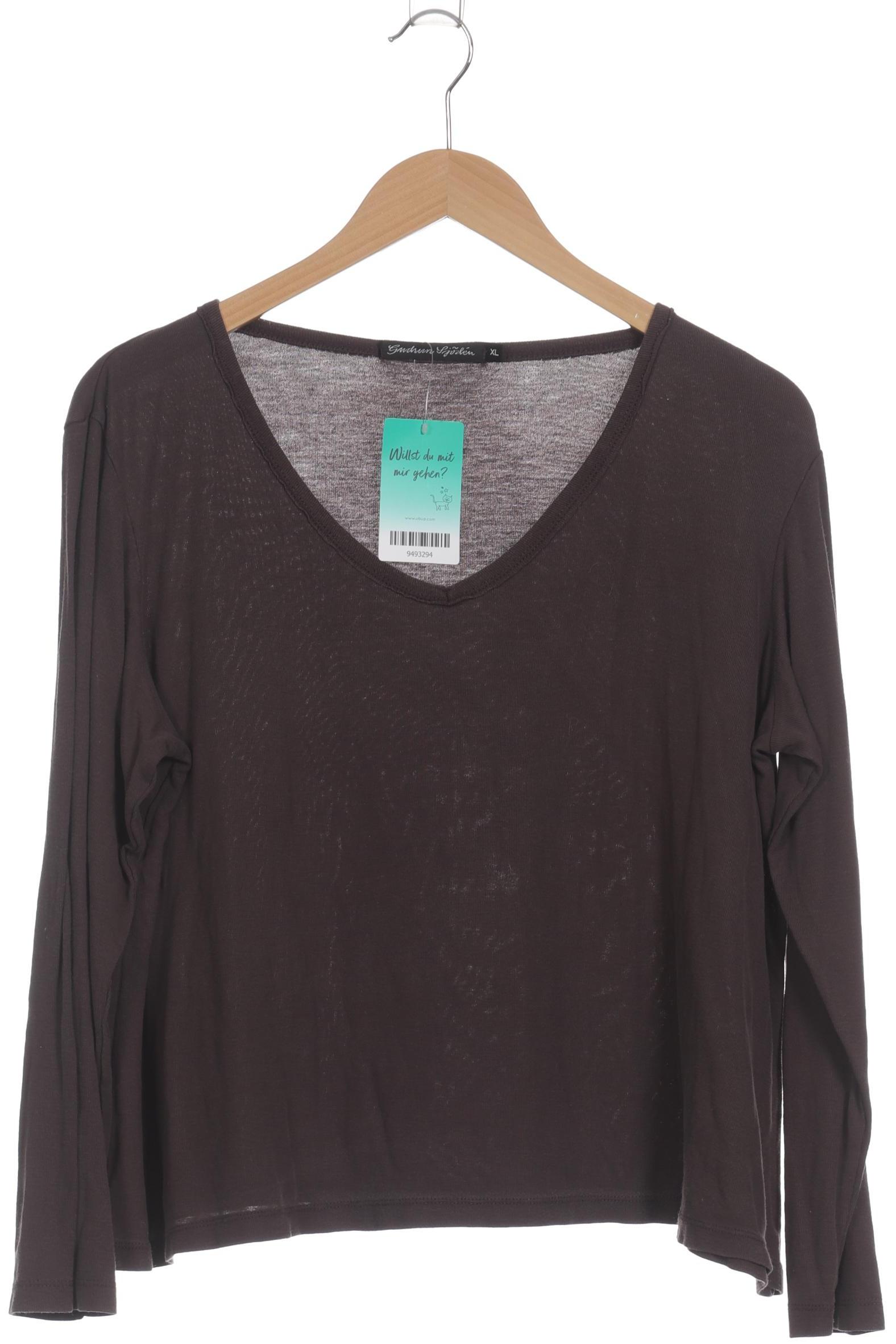 

Gudrun Sjödén Damen Langarmshirt, braun, Gr. 44