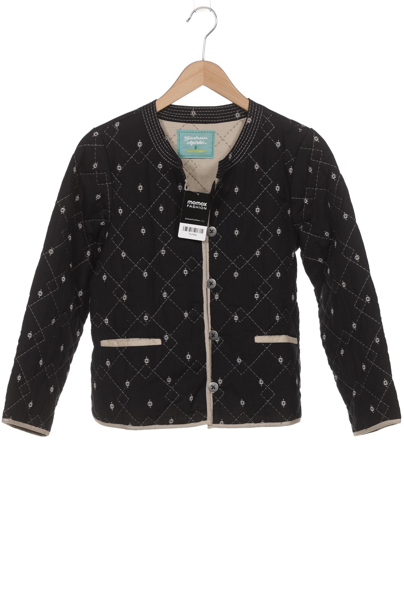 

Gudrun Sjödén Damen Jacke, schwarz, Gr. 36