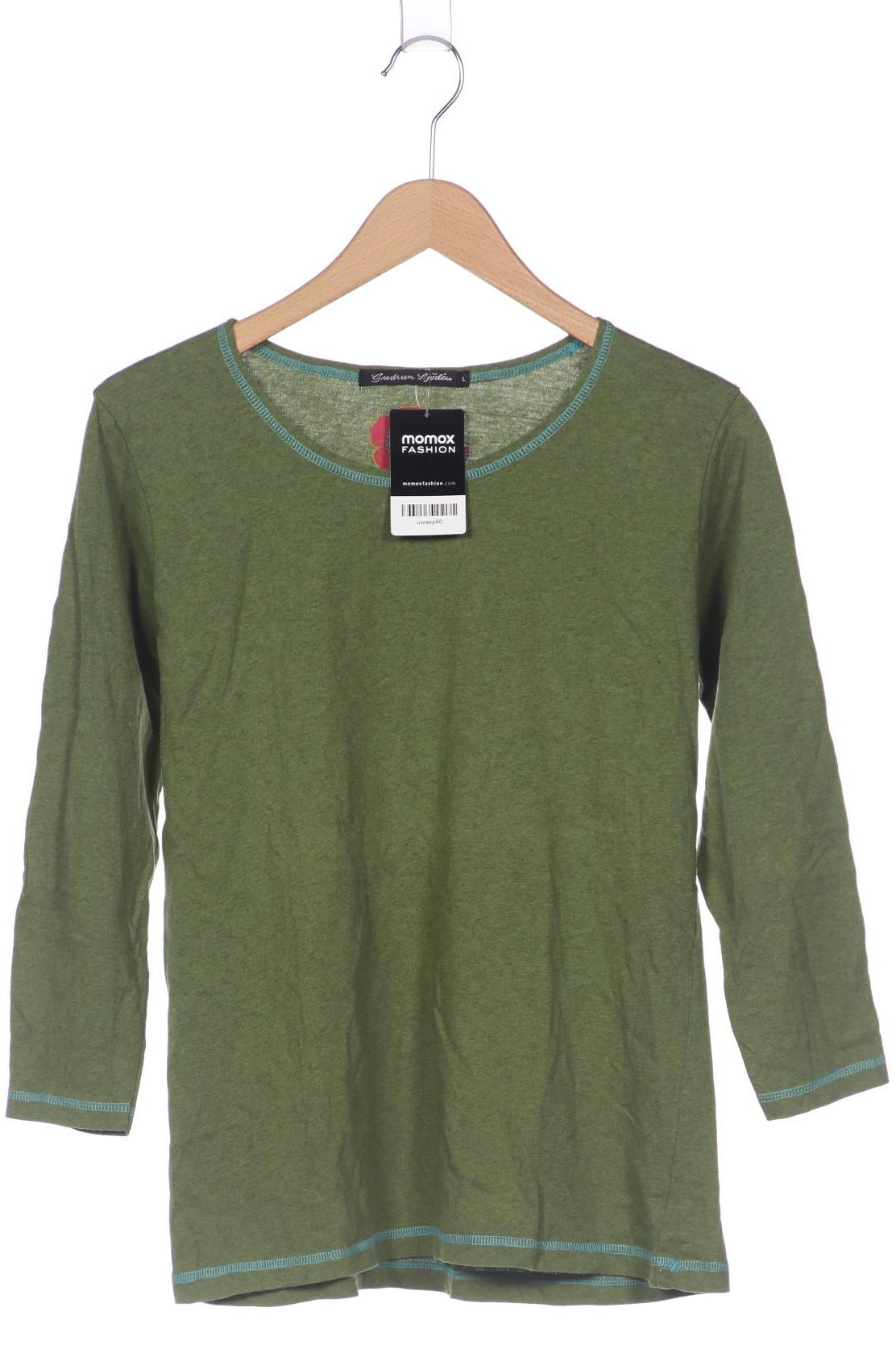 

Gudrun Sjödén Damen Langarmshirt, grün, Gr. 42