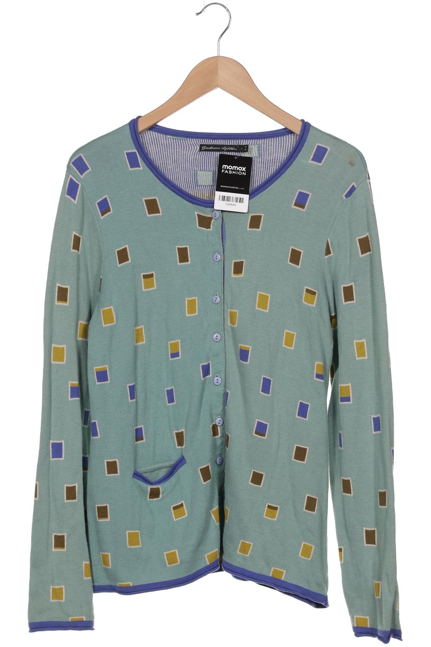 

Gudrun Sjödén Damen Strickjacke, türkis, Gr. 42