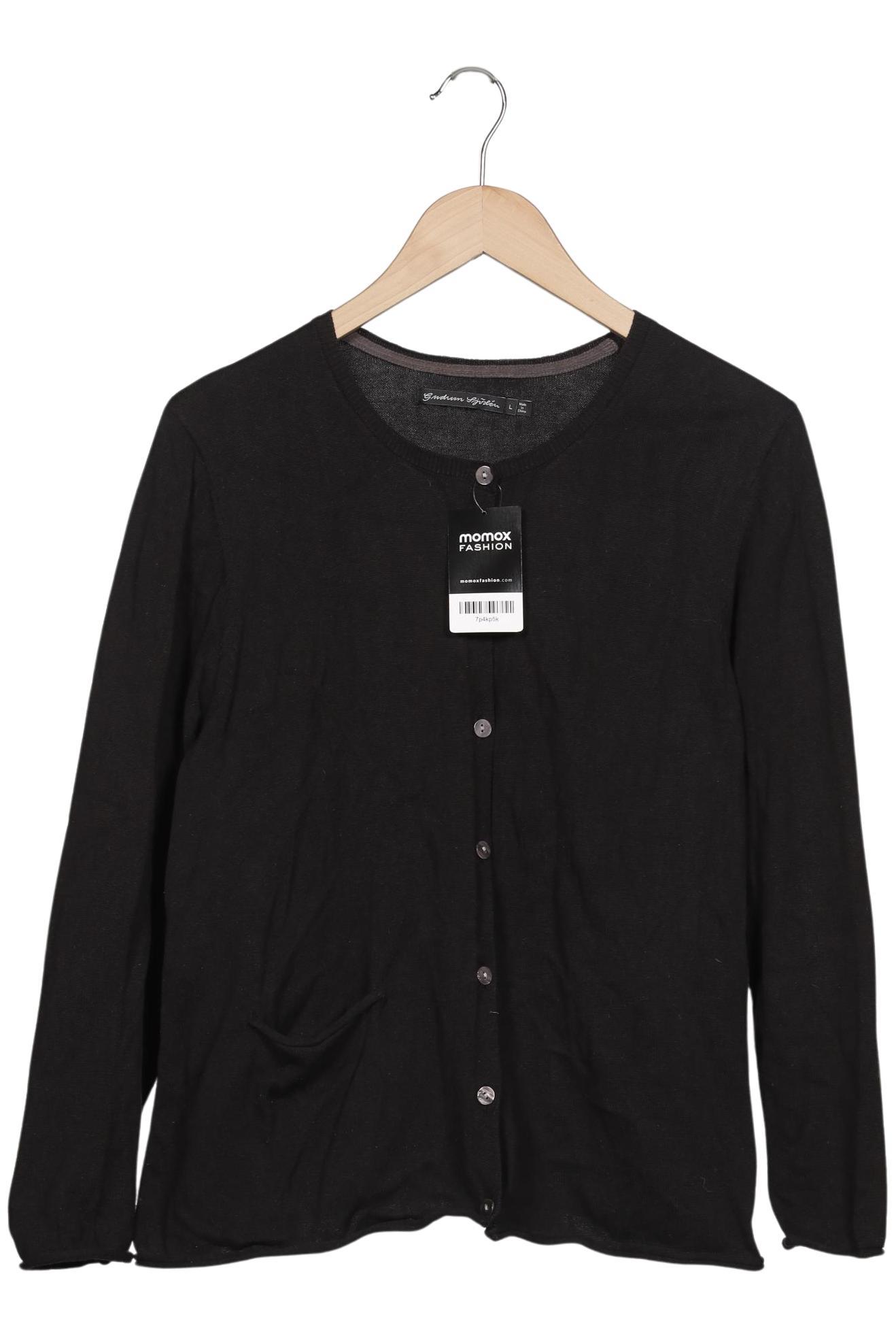 

Gudrun Sjödén Damen Strickjacke, schwarz, Gr. 42