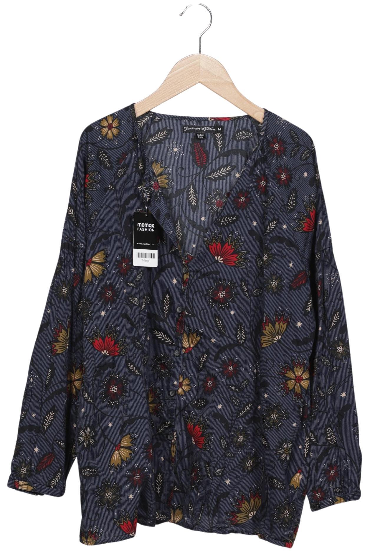 

Gudrun Sjödén Damen Bluse, marineblau, Gr. 38