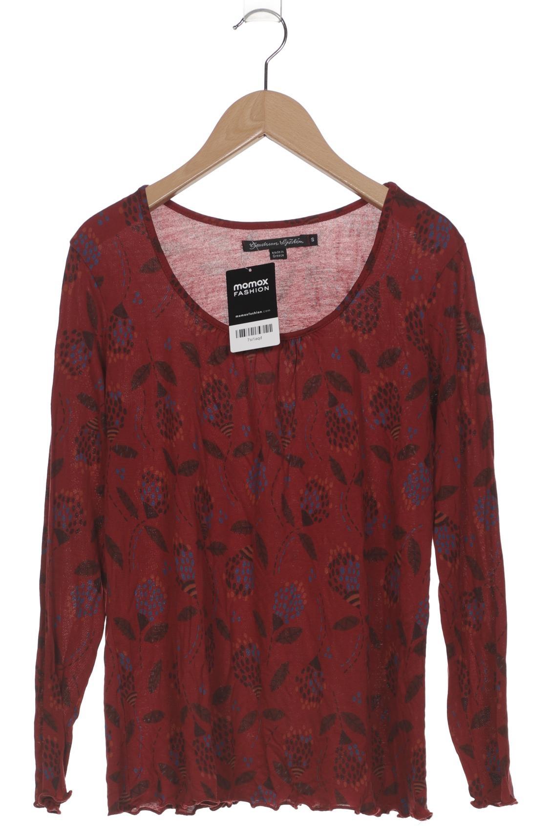 

Gudrun Sjödén Damen Langarmshirt, bordeaux, Gr. 36