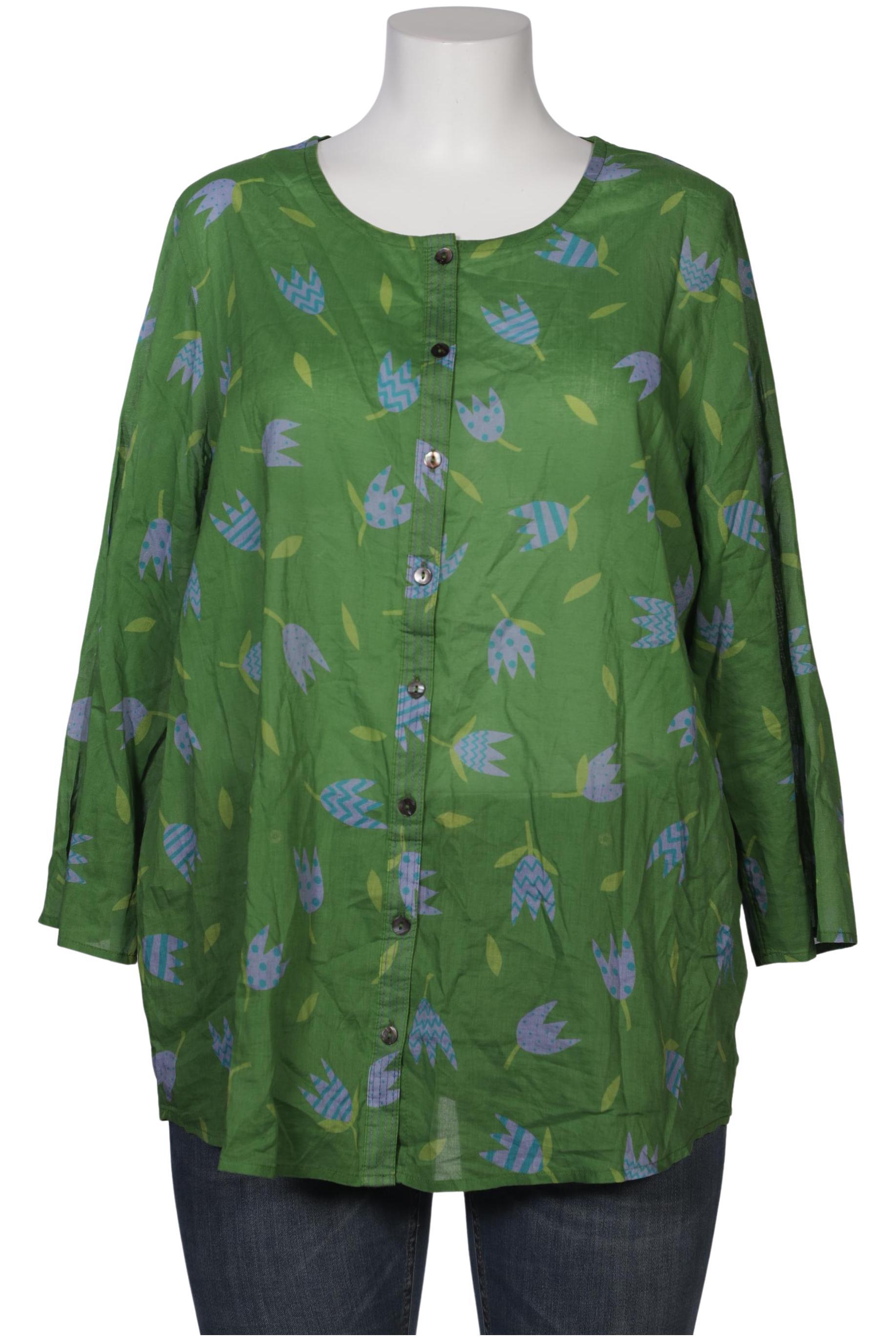 

Gudrun Sjödén Damen Bluse, grün, Gr. 44