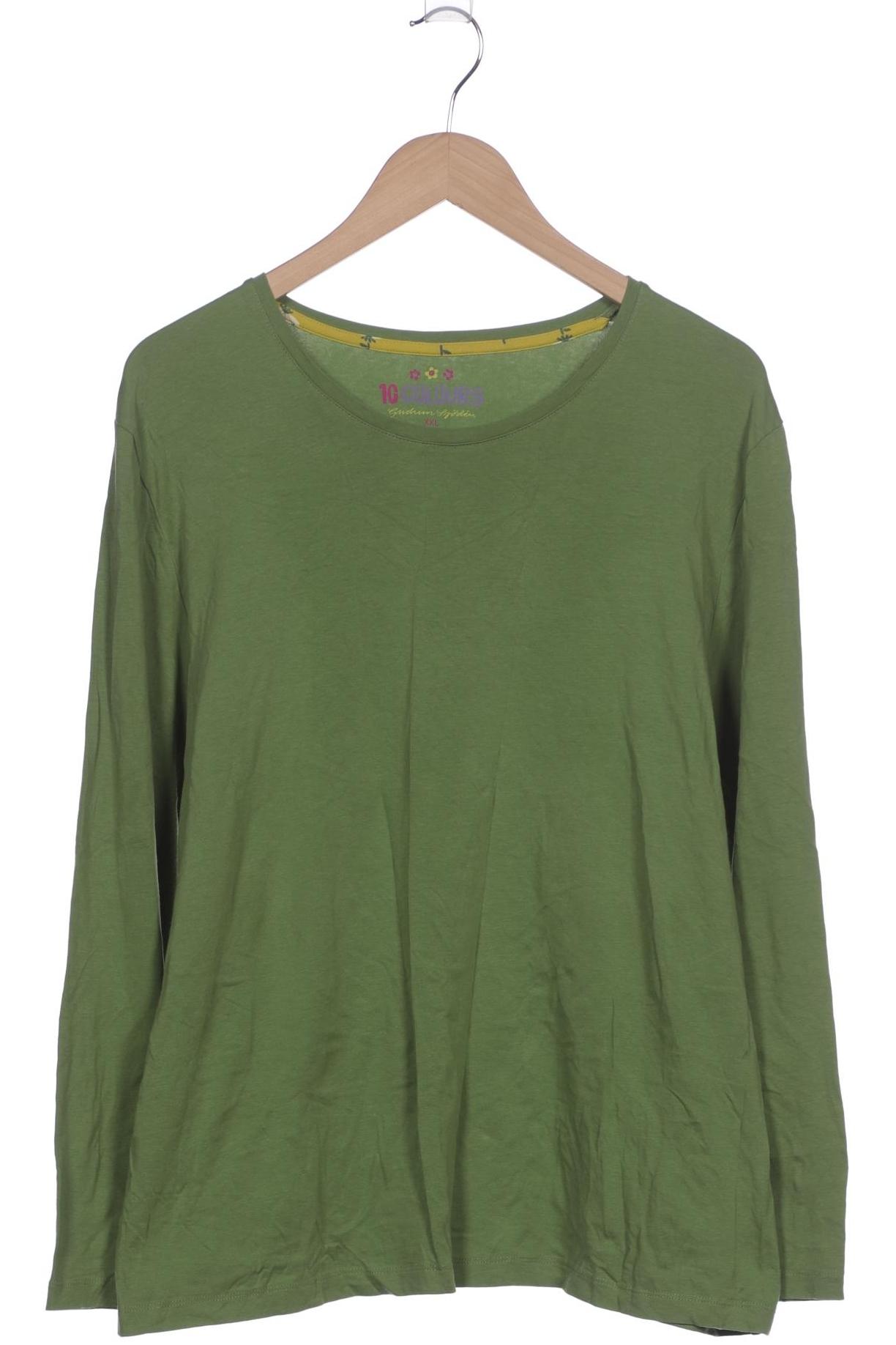 

Gudrun Sjödén Damen Langarmshirt, grün, Gr. 46